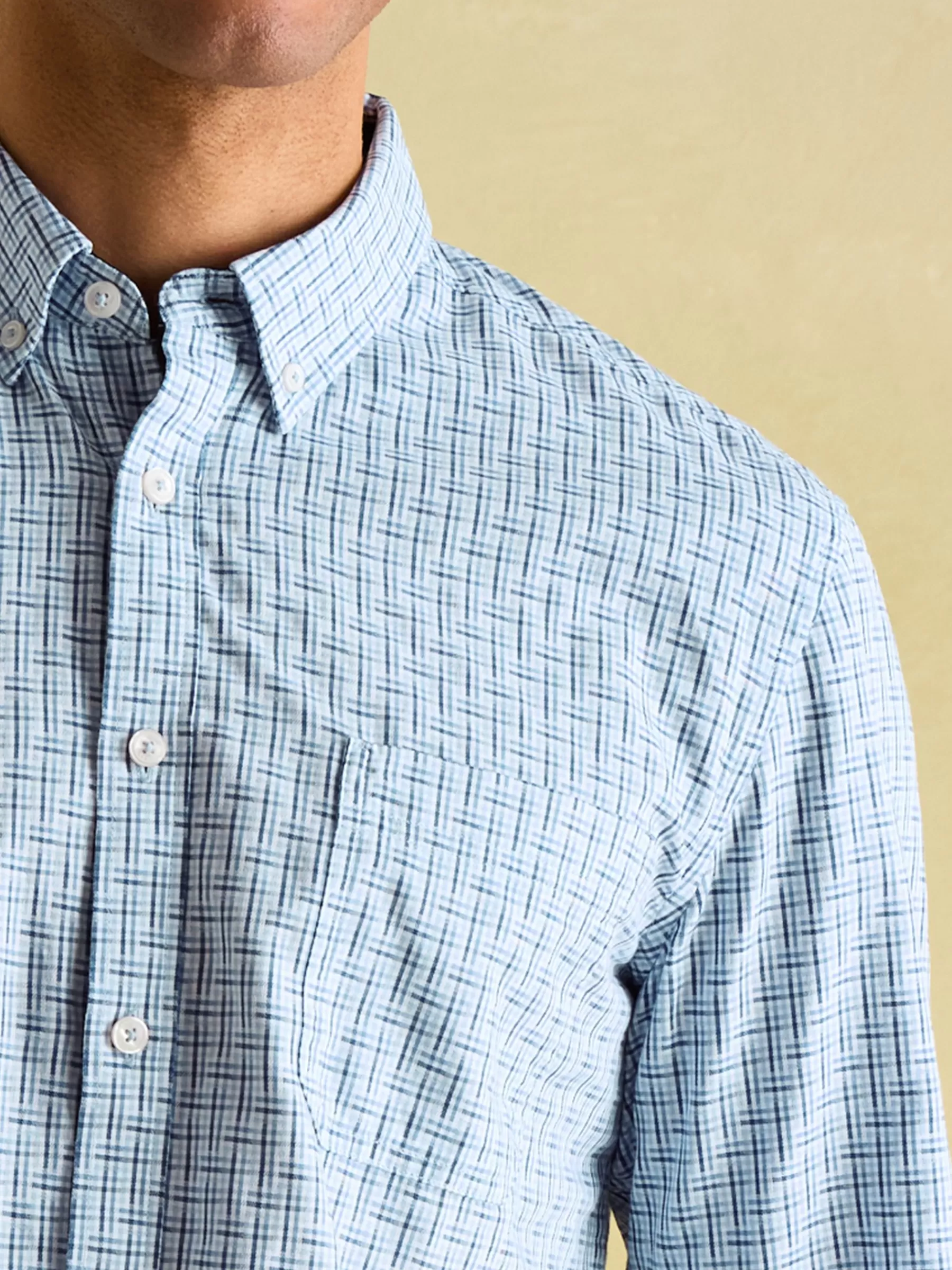 Joules Abbott Blue Checked Cotton Poplin Shirt BlueChecked Online