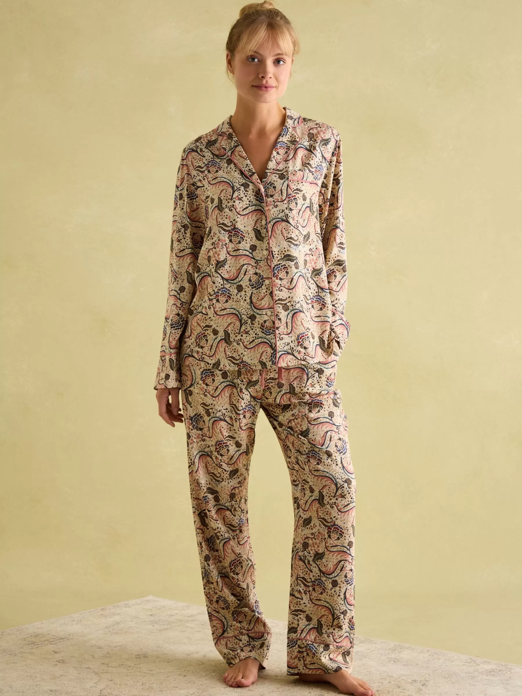 Joules Alma Pyjama Set Floral Best Sale