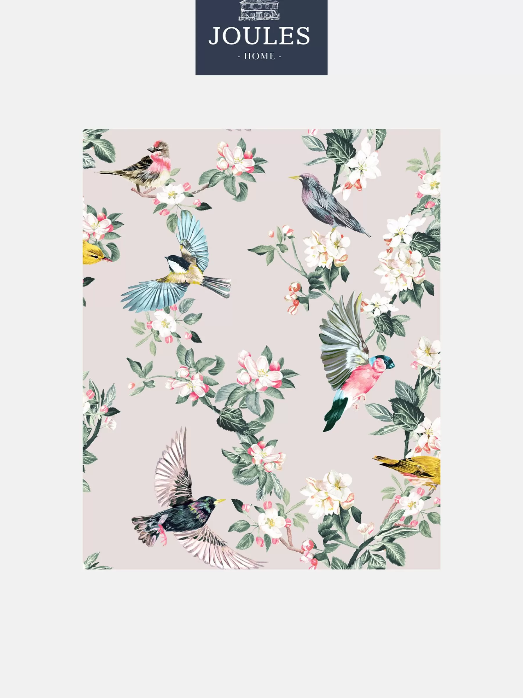 Joules Antique Creme Handford Garden Birds 10M Wallpaper AntiqueCreme Hot