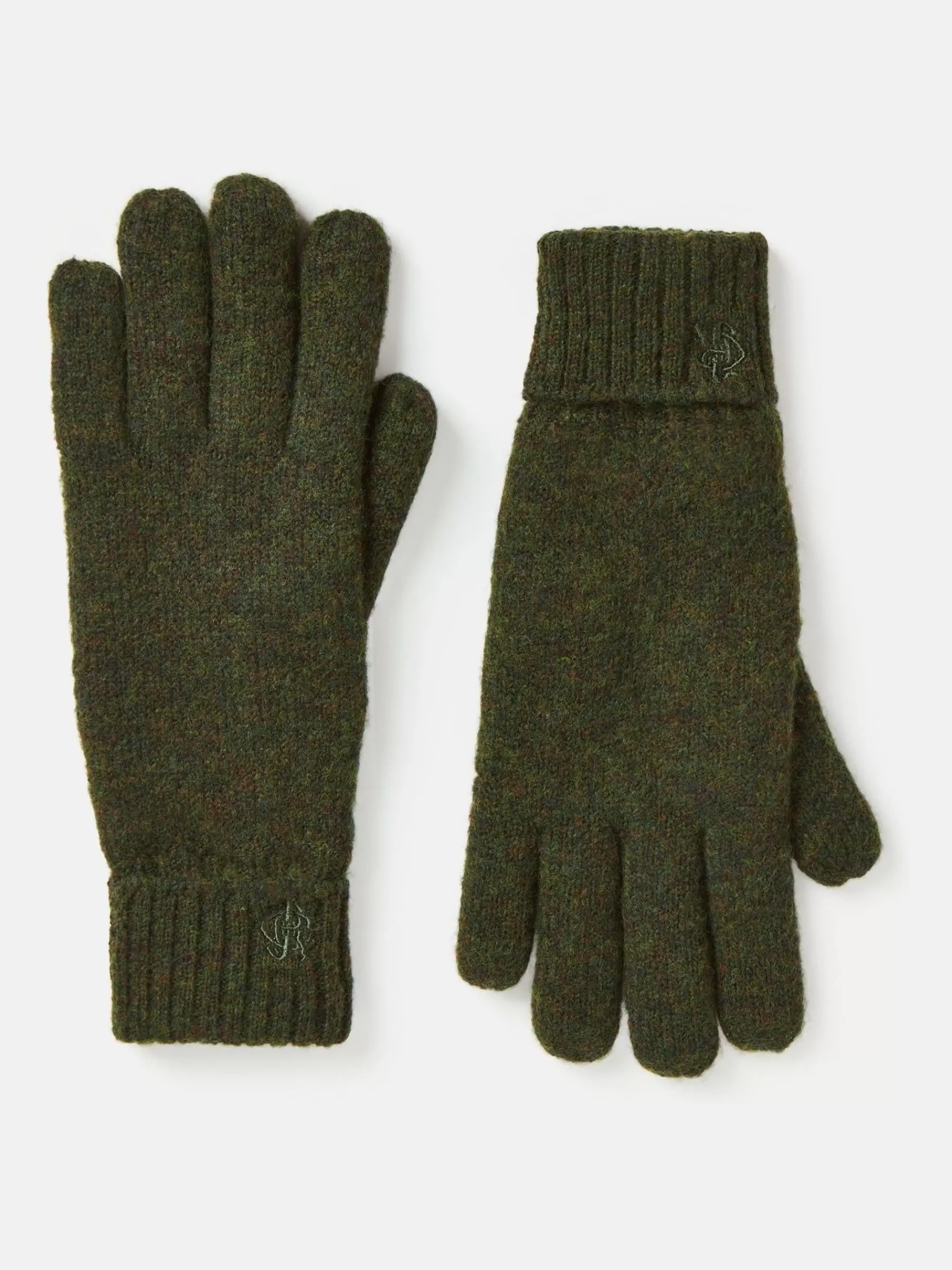 Joules Berwick Thinsulate Lined Gloves Green Clearance