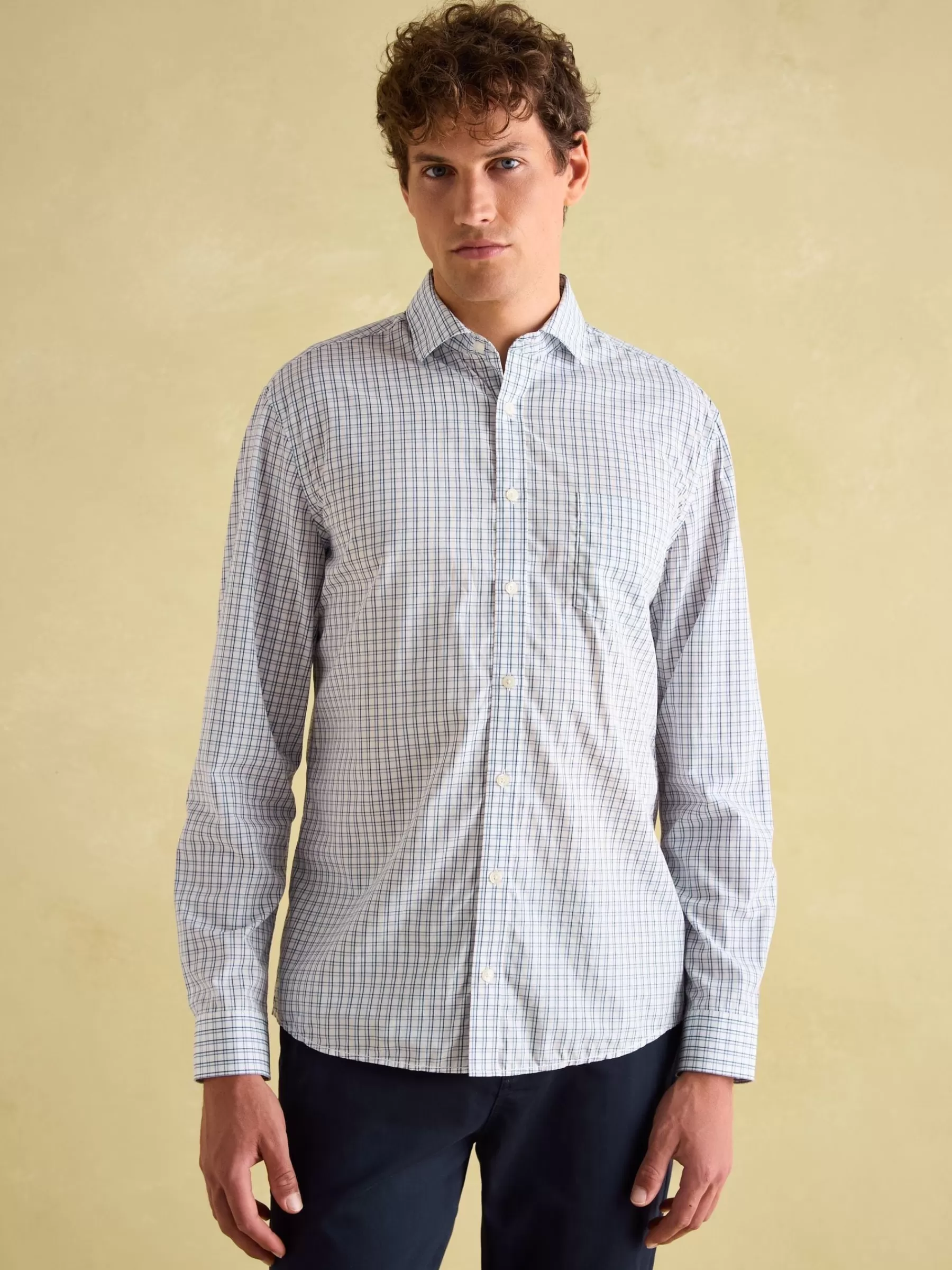 Joules Blue Check Cotton Shirt BlueCheck New