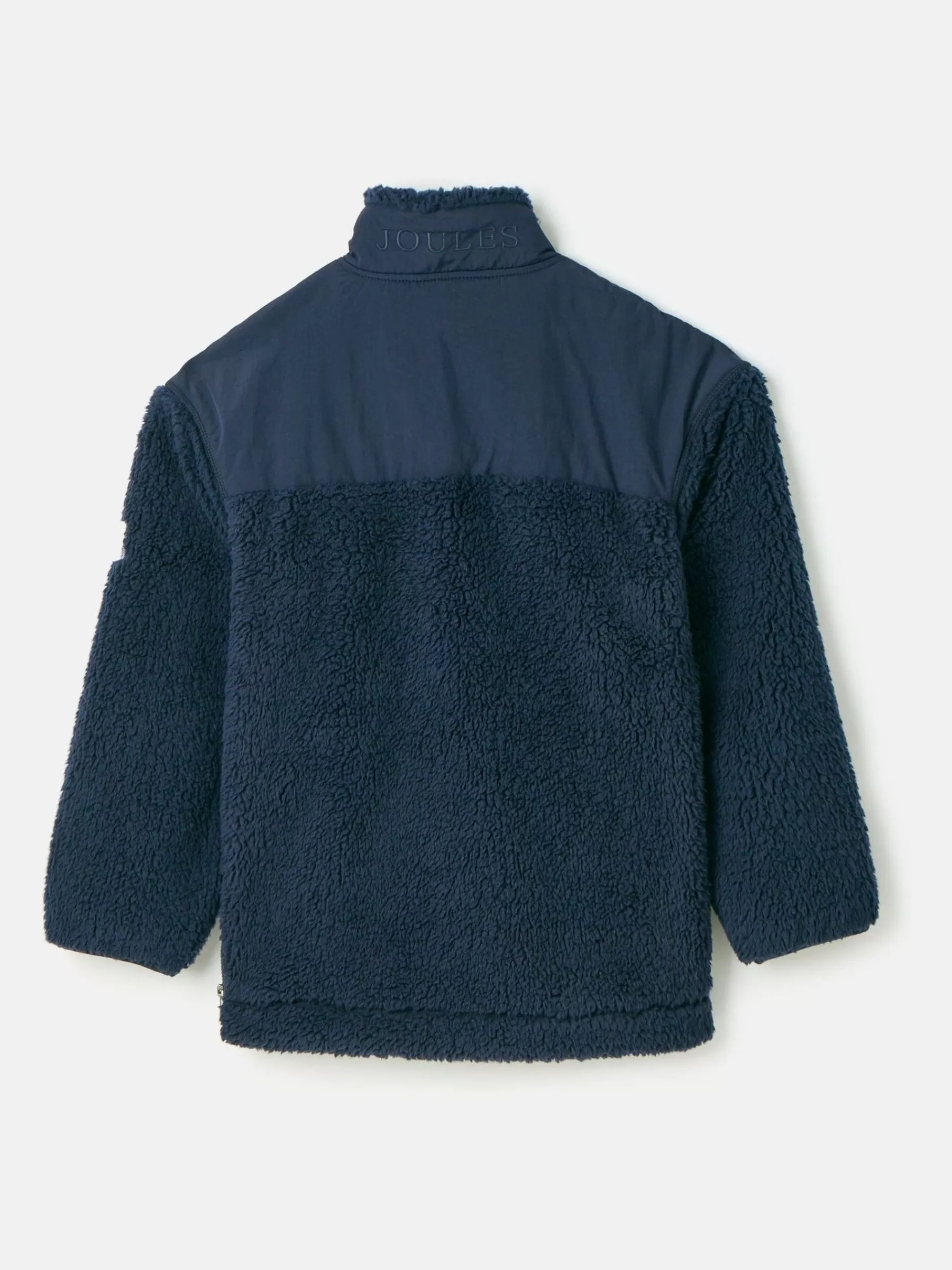 Joules Boys' Billy Navy Blue Half Zip Borg Fleece NavyBlue Cheap