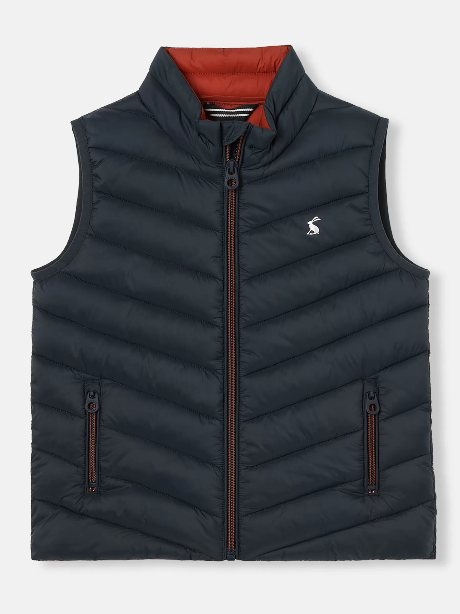 Joules Boys' Crofton Navy Blue Packable Padded Gilet NavyBlue Sale