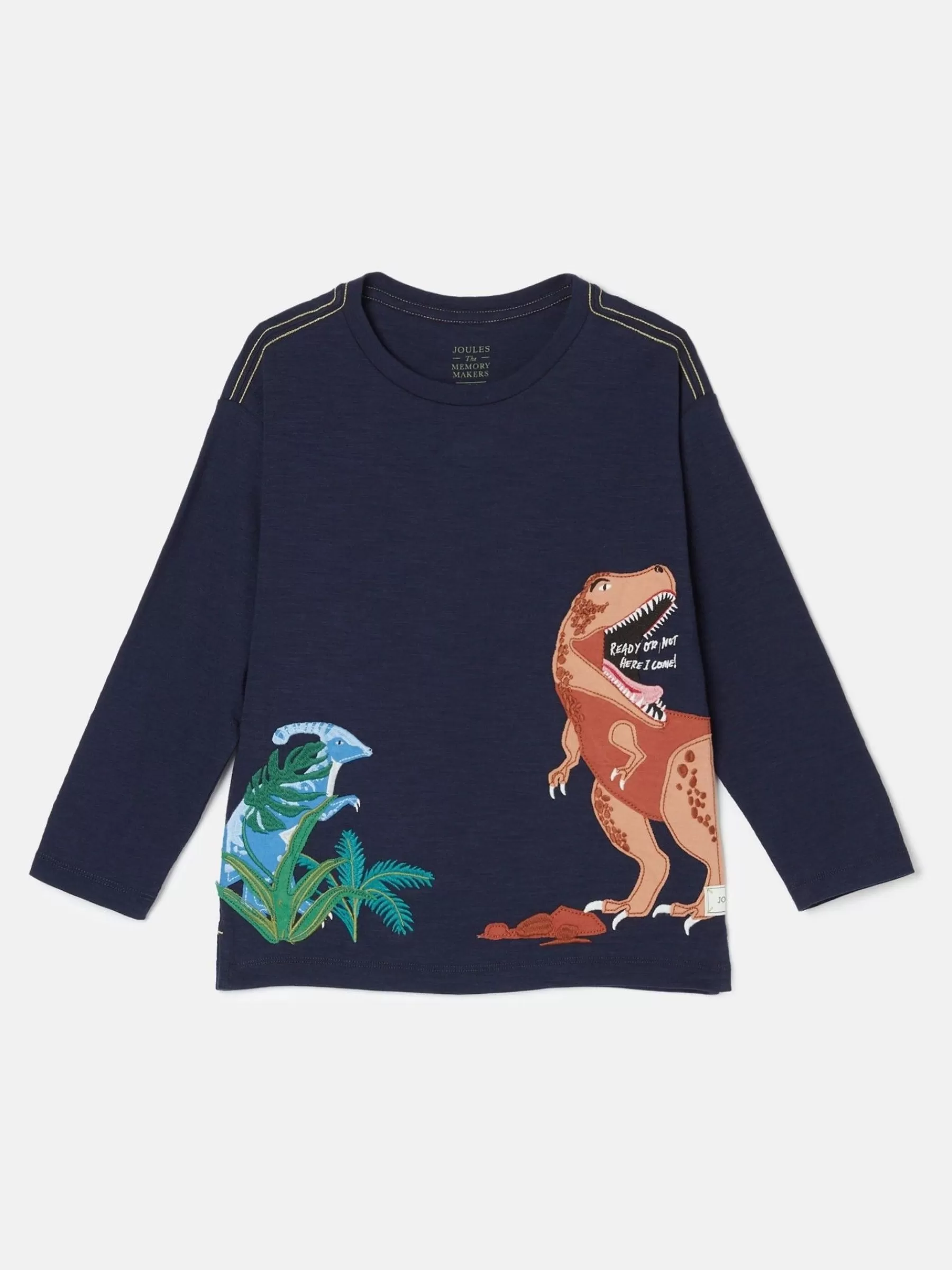 Joules Boys' Jack Navy Blue Artwork Top NavyBlue Clearance