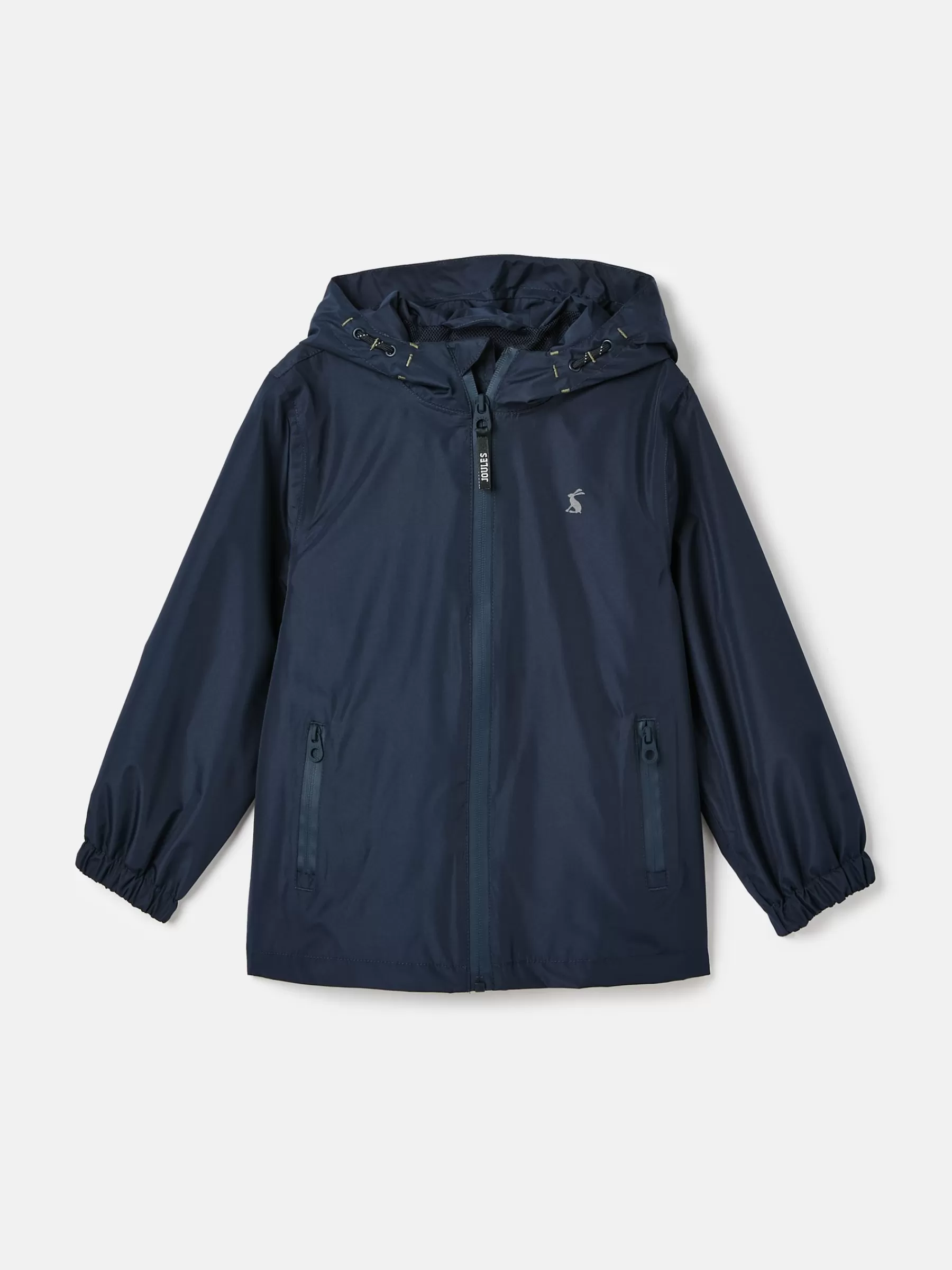 Joules Boys' Rainwell Navy Blue Waterproof Raincoat With Hood NavyBlue Cheap