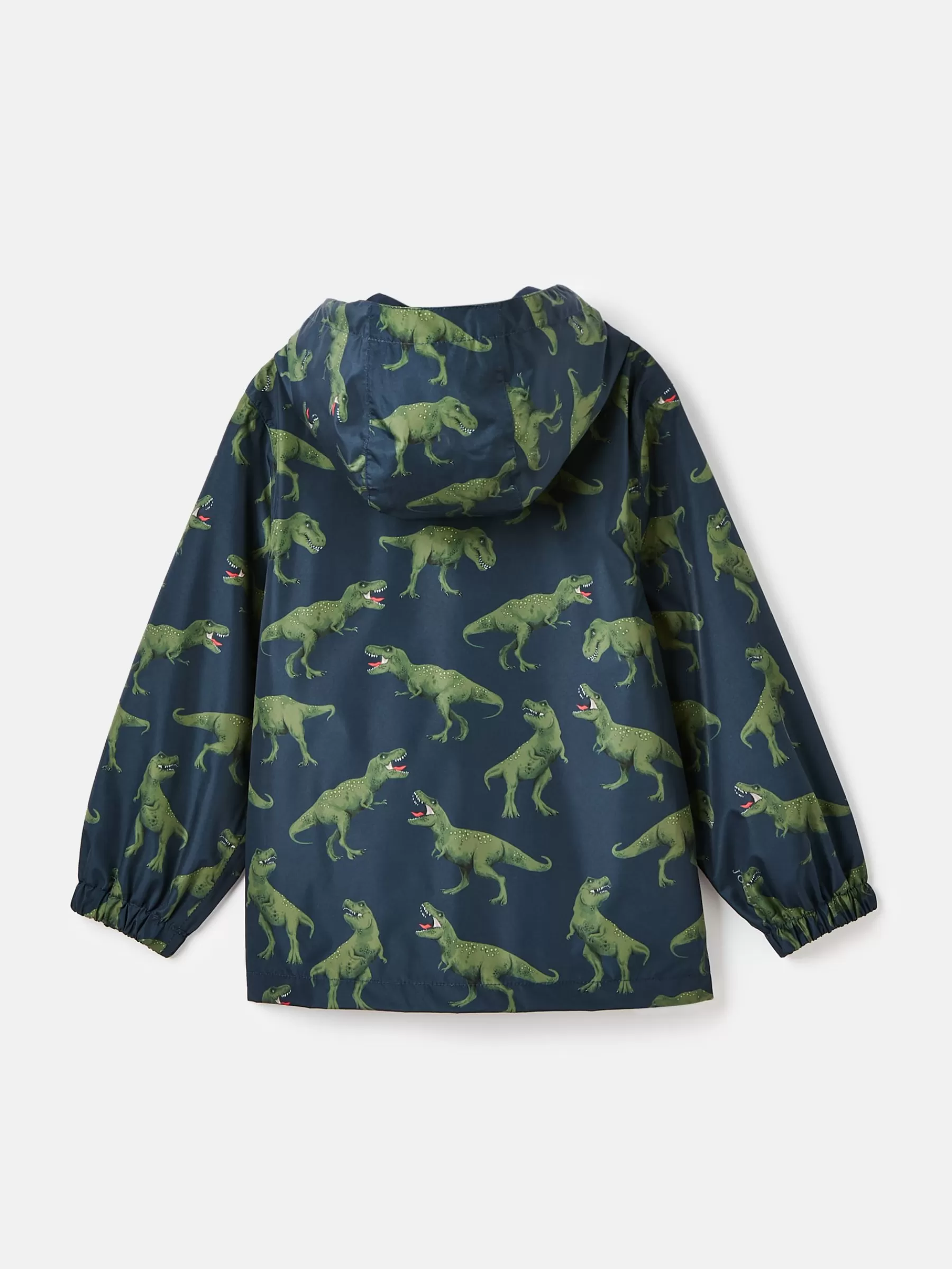 Joules Boys' Rainwell Navy Dinosaur Waterproof Raincoat With Hood NavyDinosaur Discount