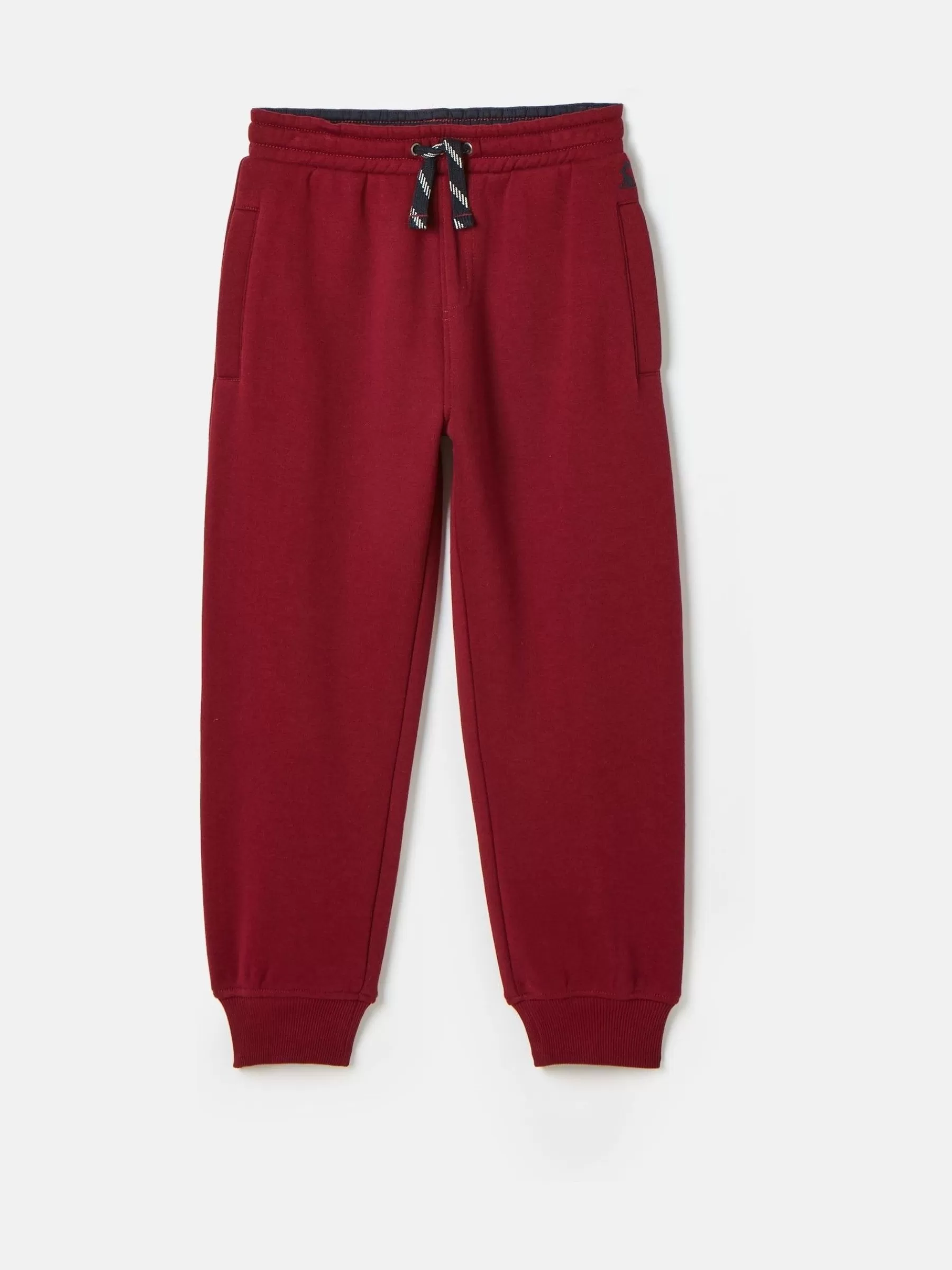 Joules Boys' Ted Burgundy Red Relaxed Fit Joggers BurgundyRed Hot