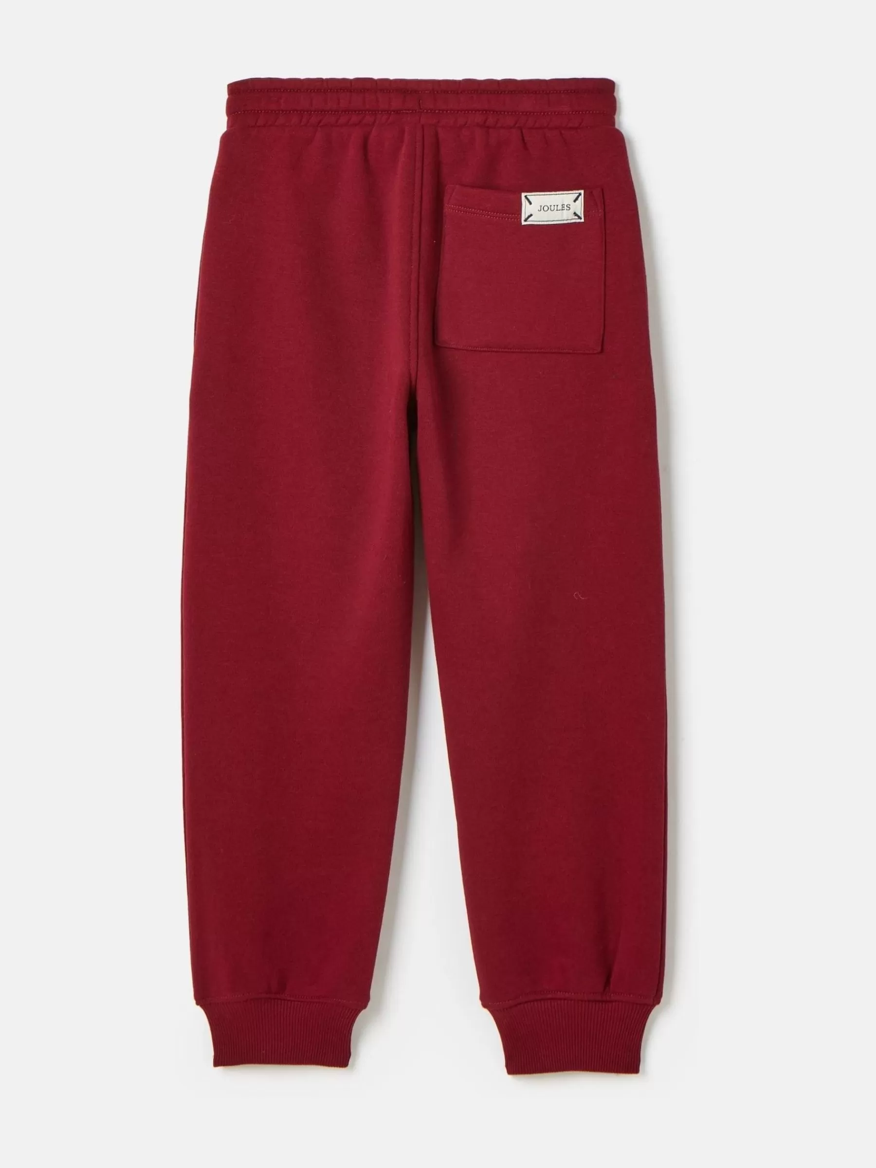 Joules Boys' Ted Burgundy Red Relaxed Fit Joggers BurgundyRed Hot