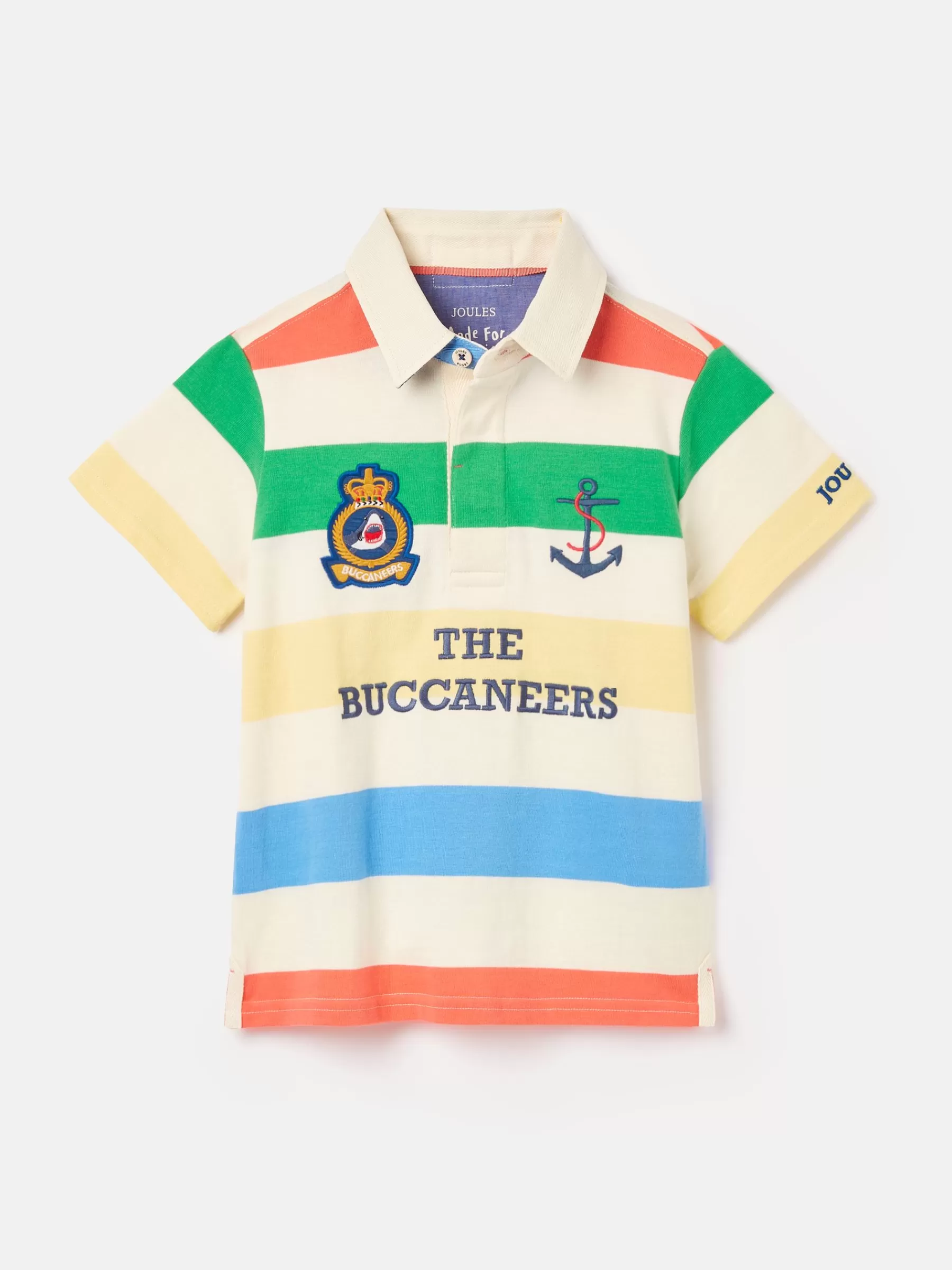 Joules Boys' Tournament Rugby Jersey Polo Shirt Multi Cheap