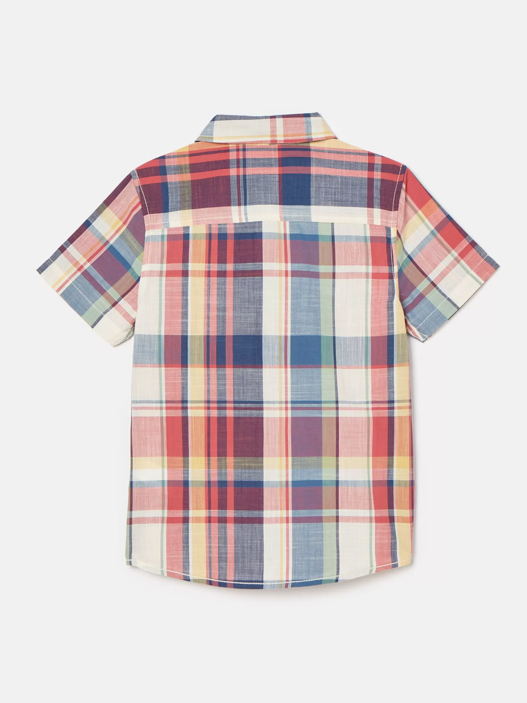 Joules Boys' Wilson Cotton Check Shirt Multi New