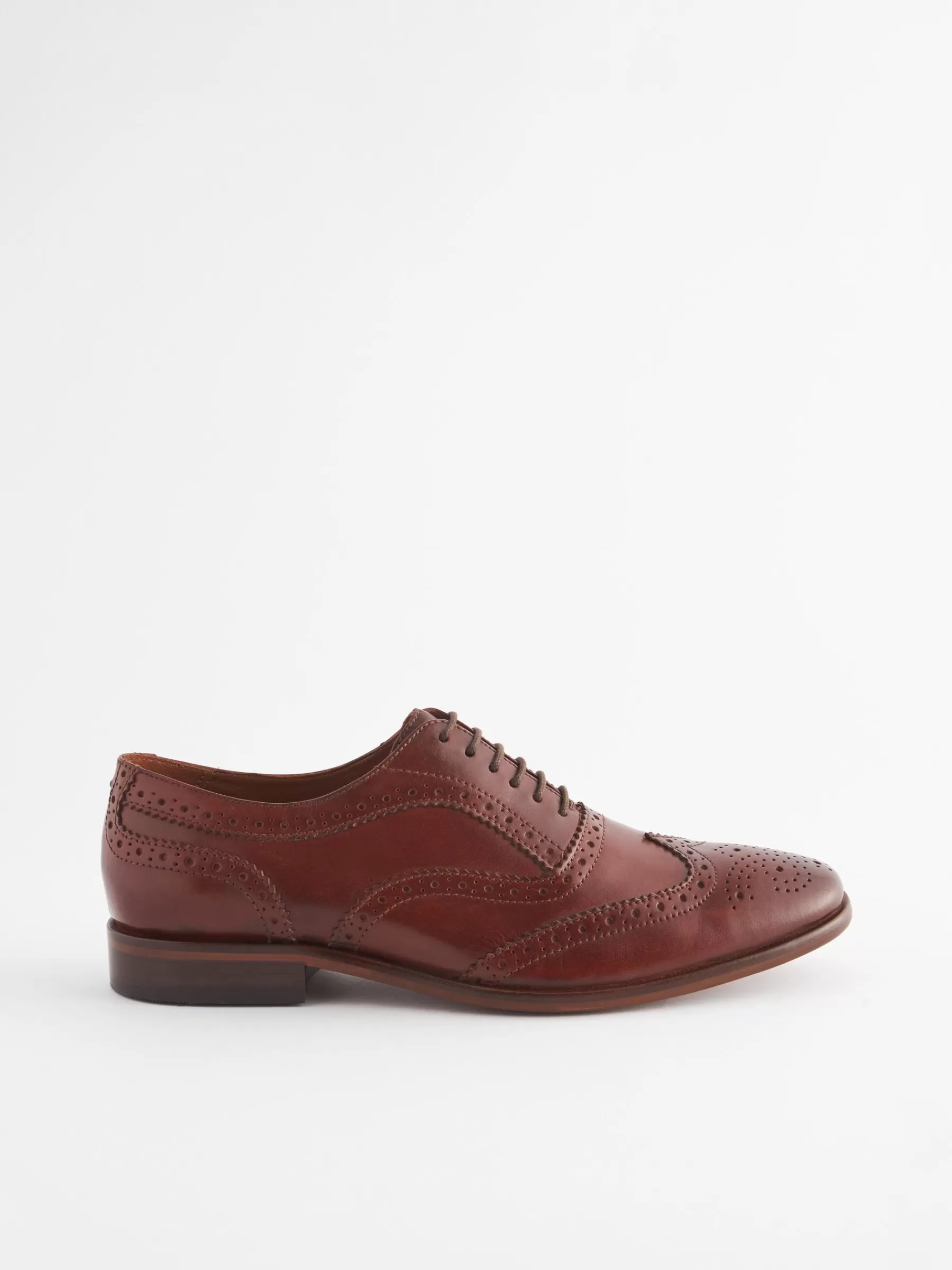 Joules Brown Leather Oxford Brogues BrownLeather New