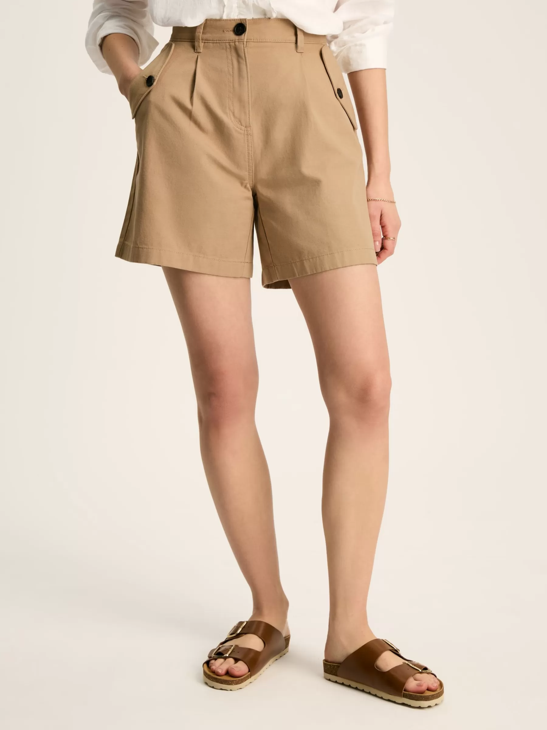 Joules Safari Shorts Brown New