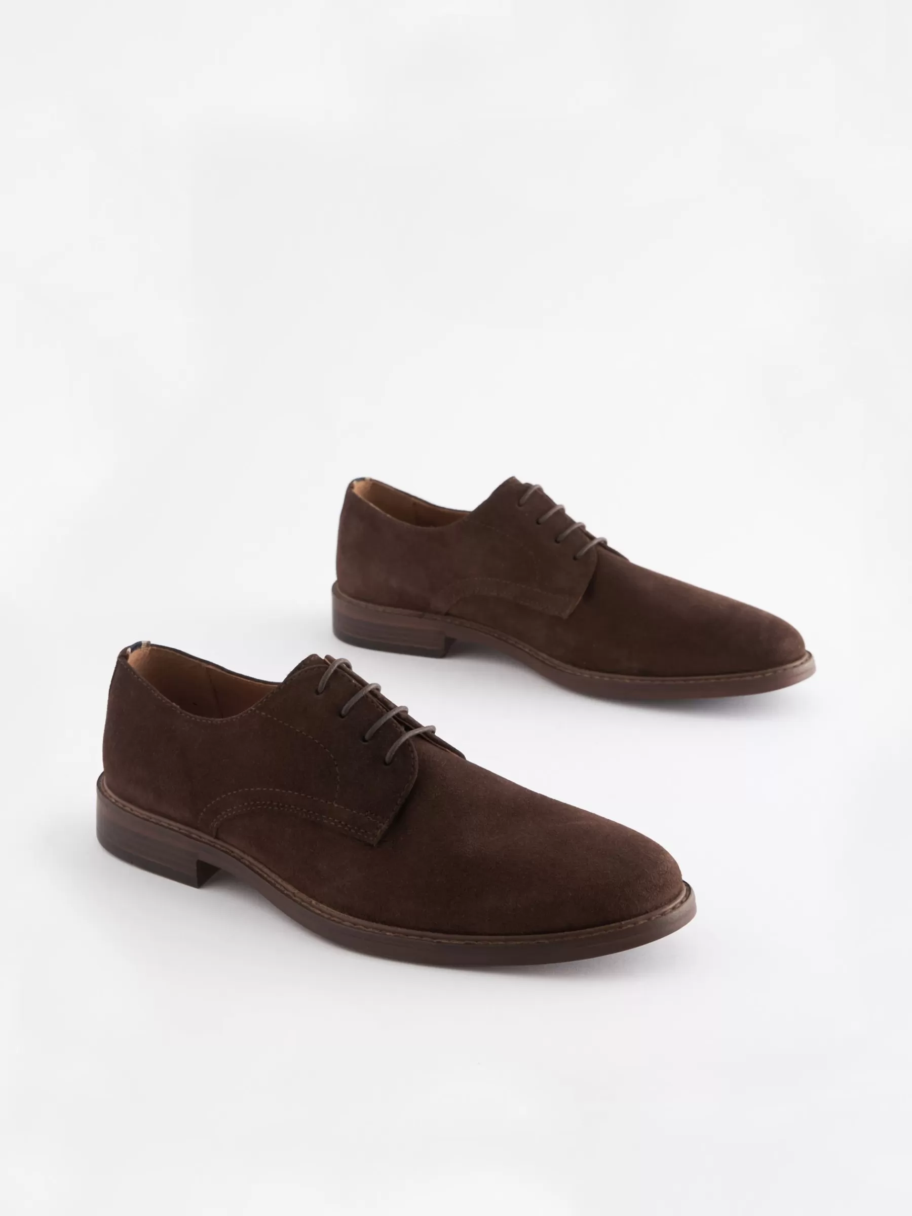 Joules Suede Derby Brown Store