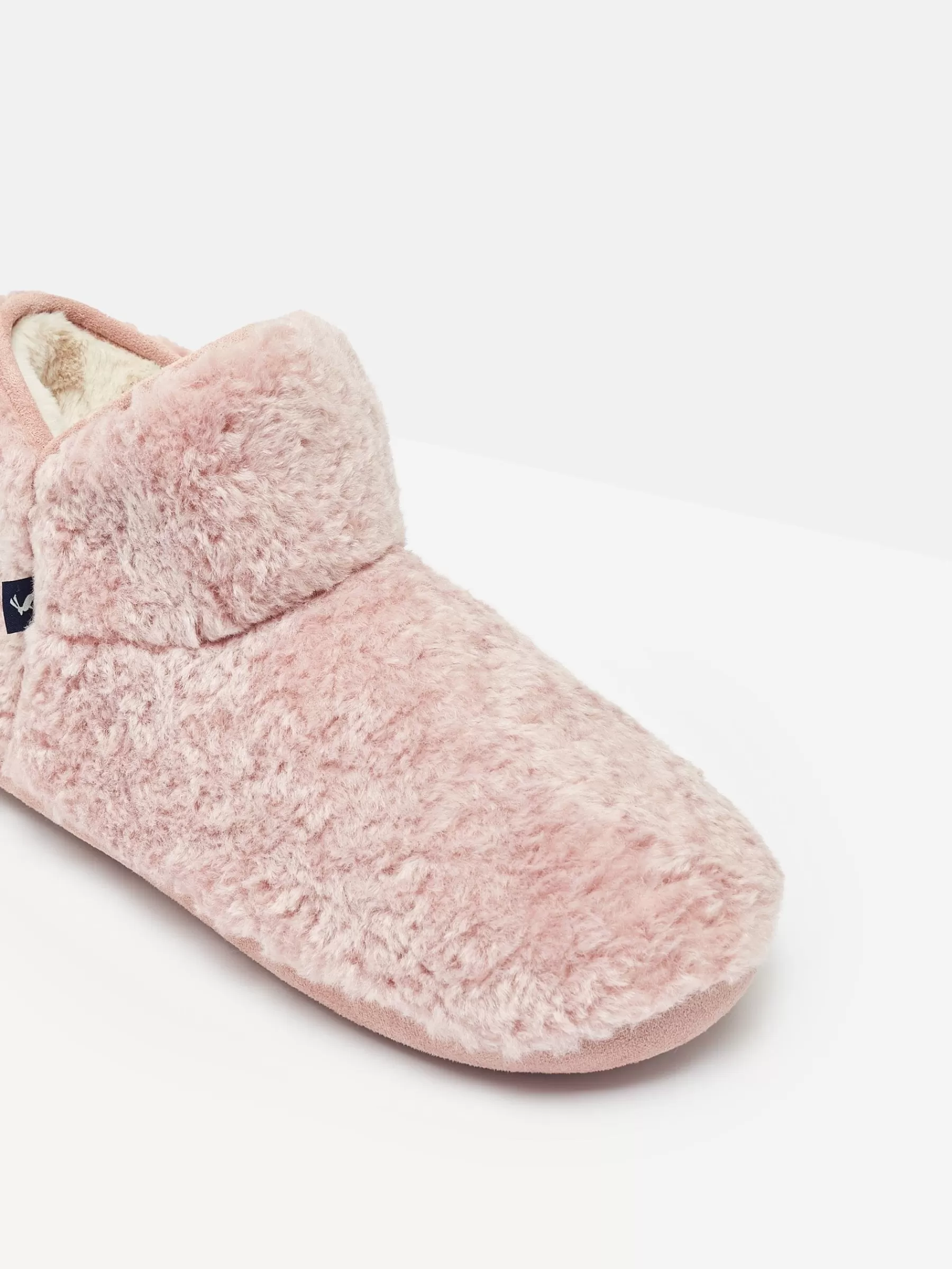 Joules Cabin Luxe Faux Fur Slipper Boots Pink Discount