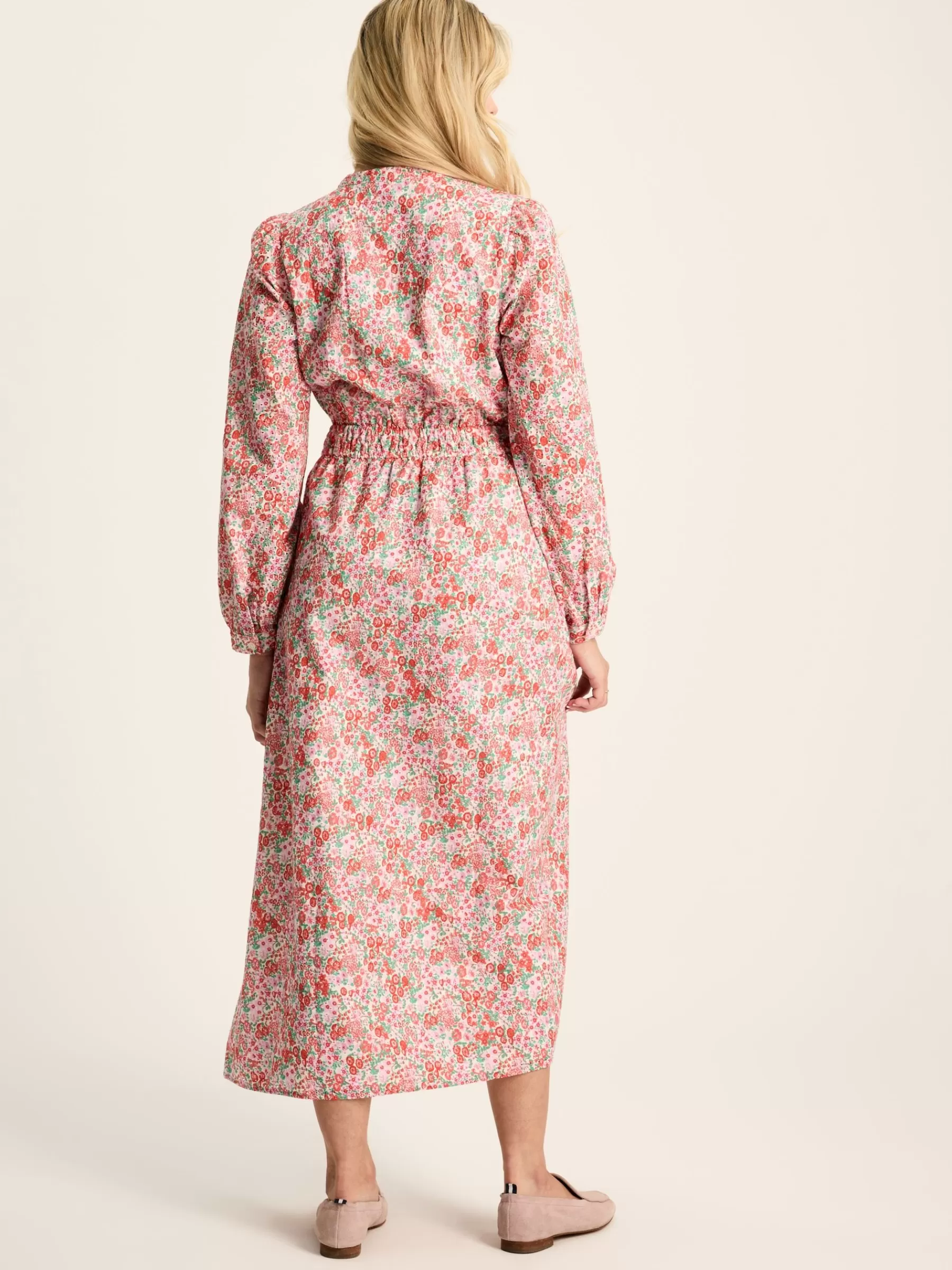 Joules Cassie Broderie Maxi Dress Pink Fashion