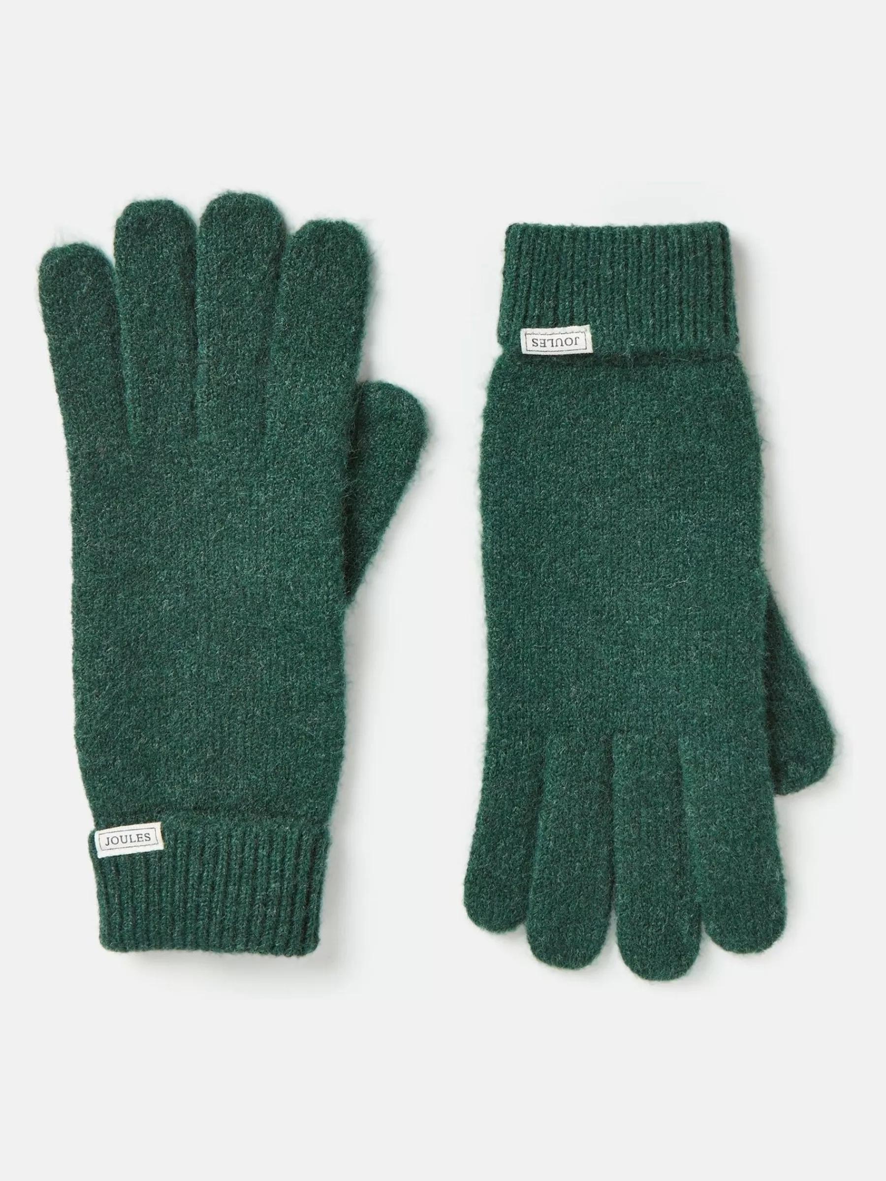 Joules Caversham Knitted Gloves Green Best Sale