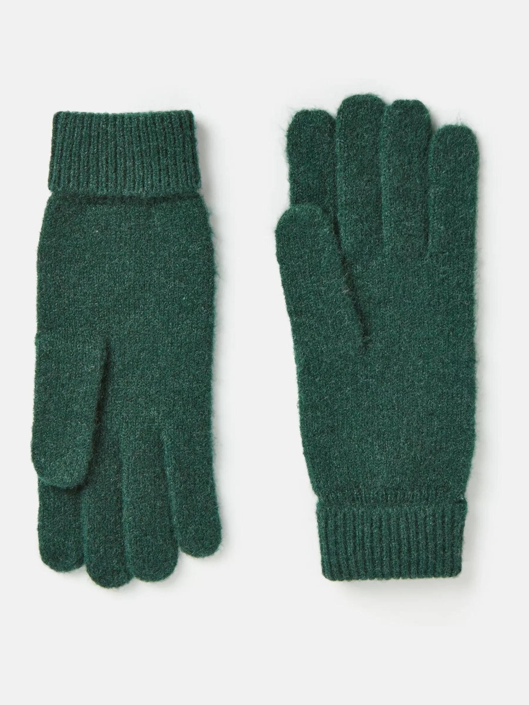 Joules Caversham Knitted Gloves Green Best Sale