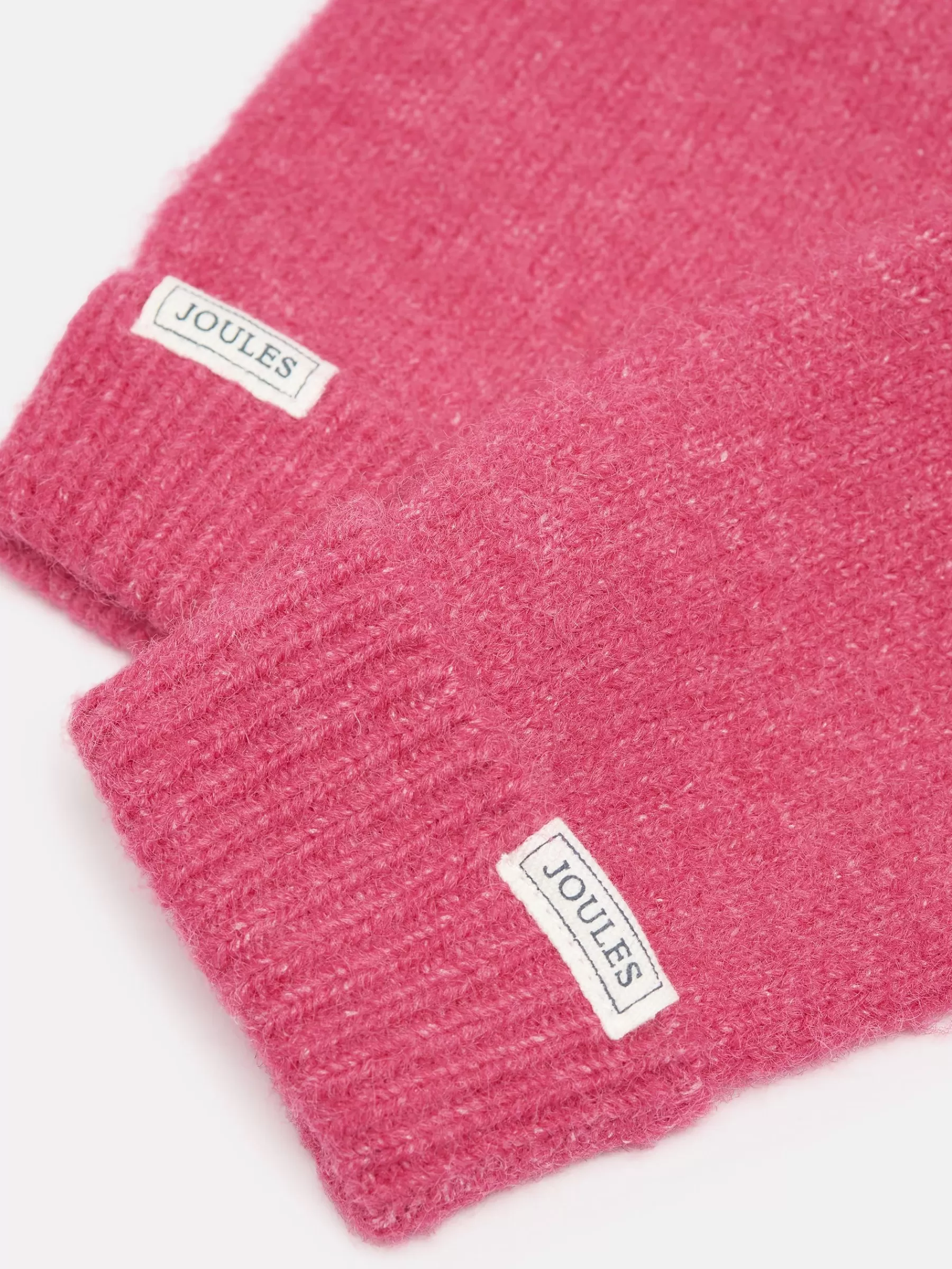 Joules Caversham Knitted Gloves Pink Best Sale