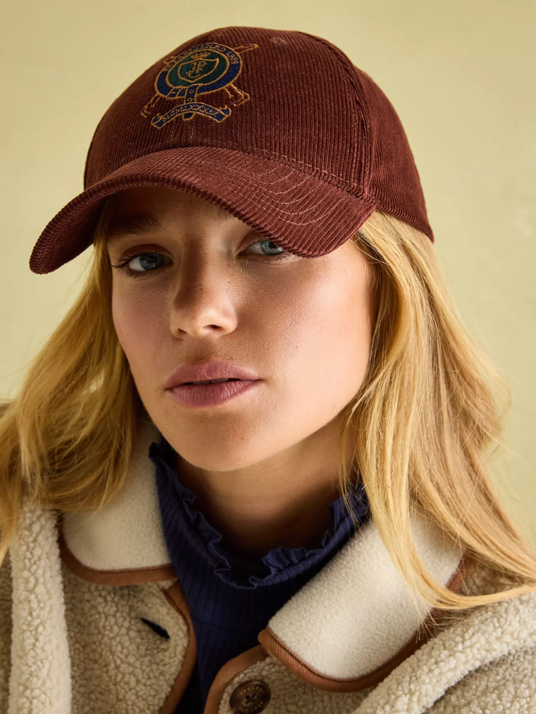 Joules Chadwick Corduroy Cap Burgundy Clearance