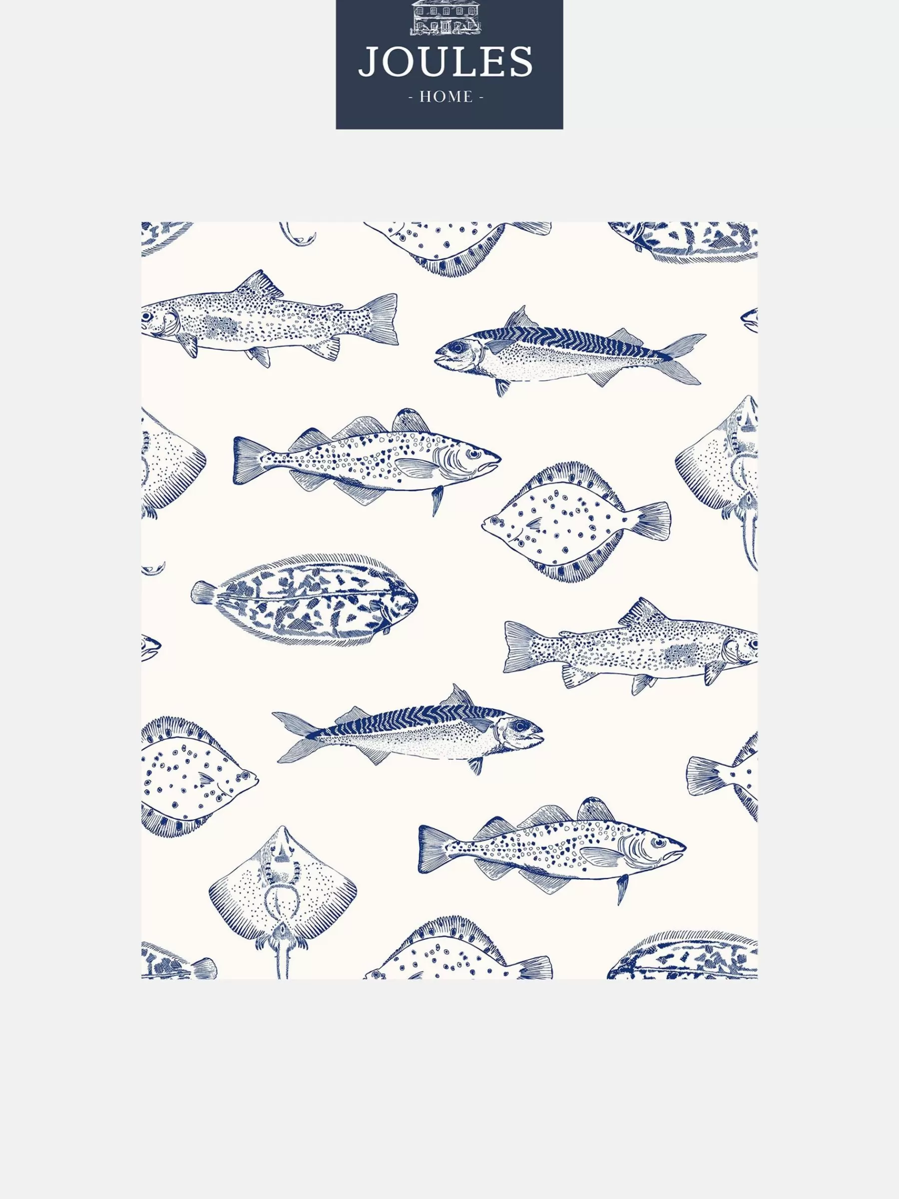 Joules Coast Blue Name The Plaice 10M Wallpaper CoastBlue Sale