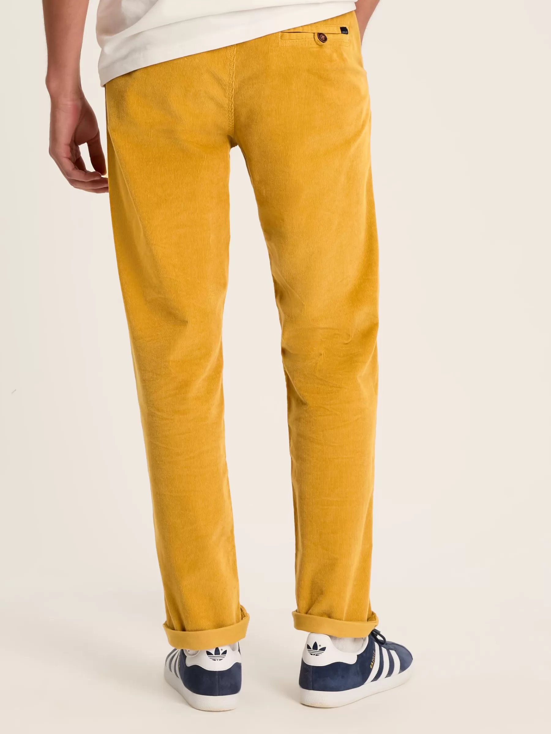 Joules Cord Straight Leg Corduroy Trousers Yellow Outlet