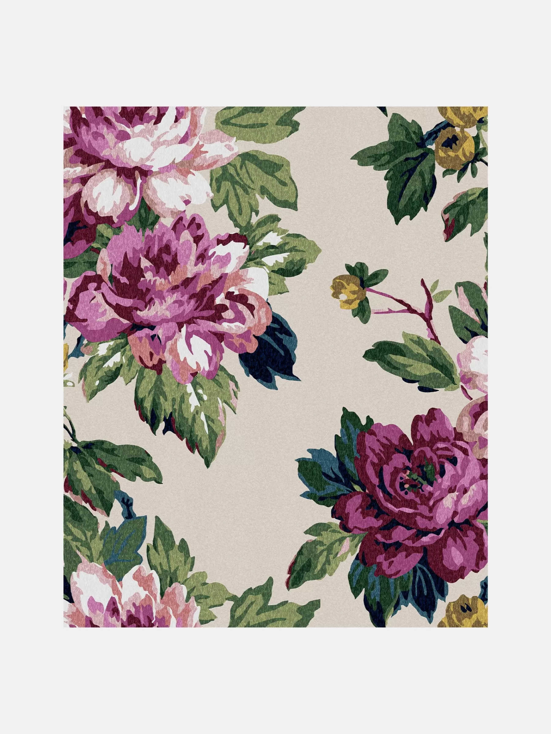 Joules Invite Floral 10M Wallpaper Cream Clearance