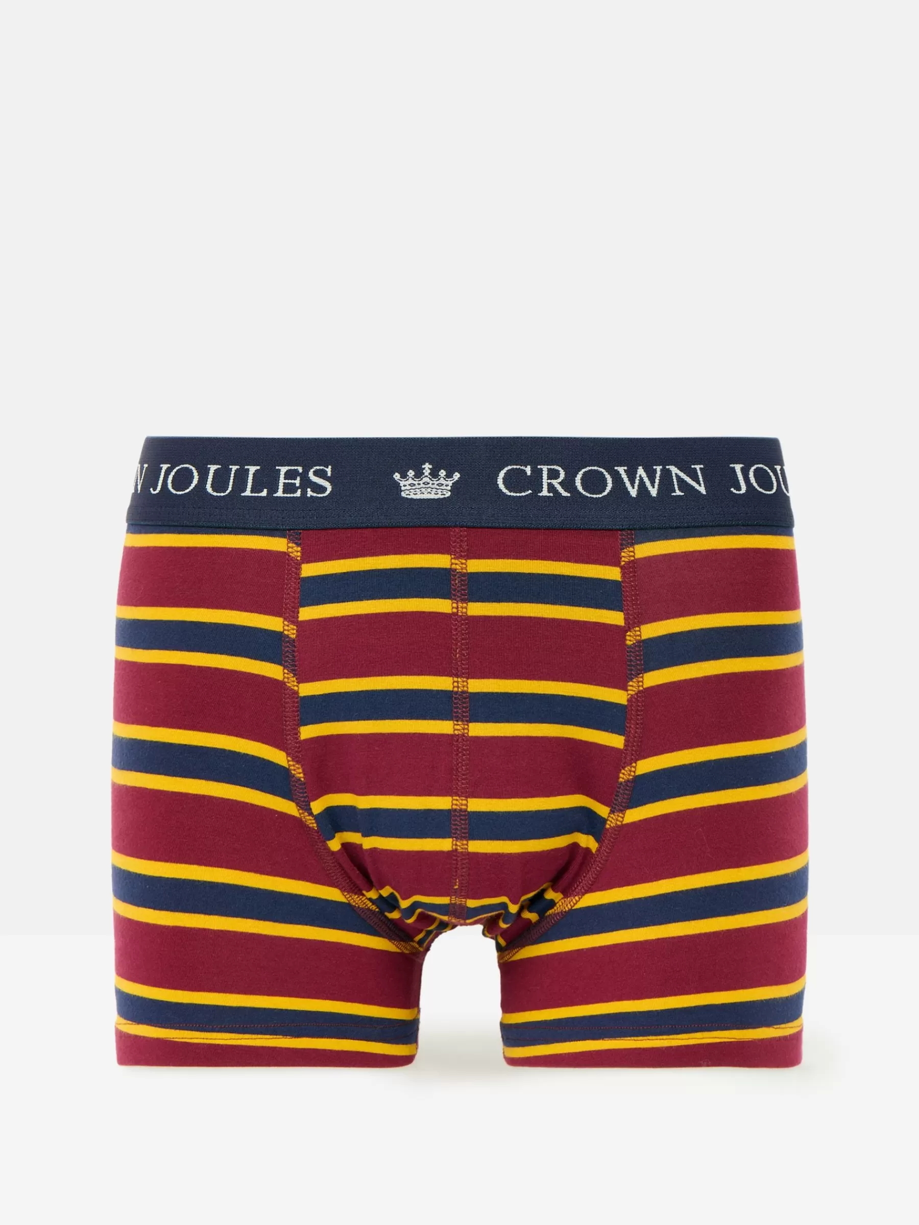 Joules Crown Pack of Two Cotton Boxers Navy/Red Flash Sale