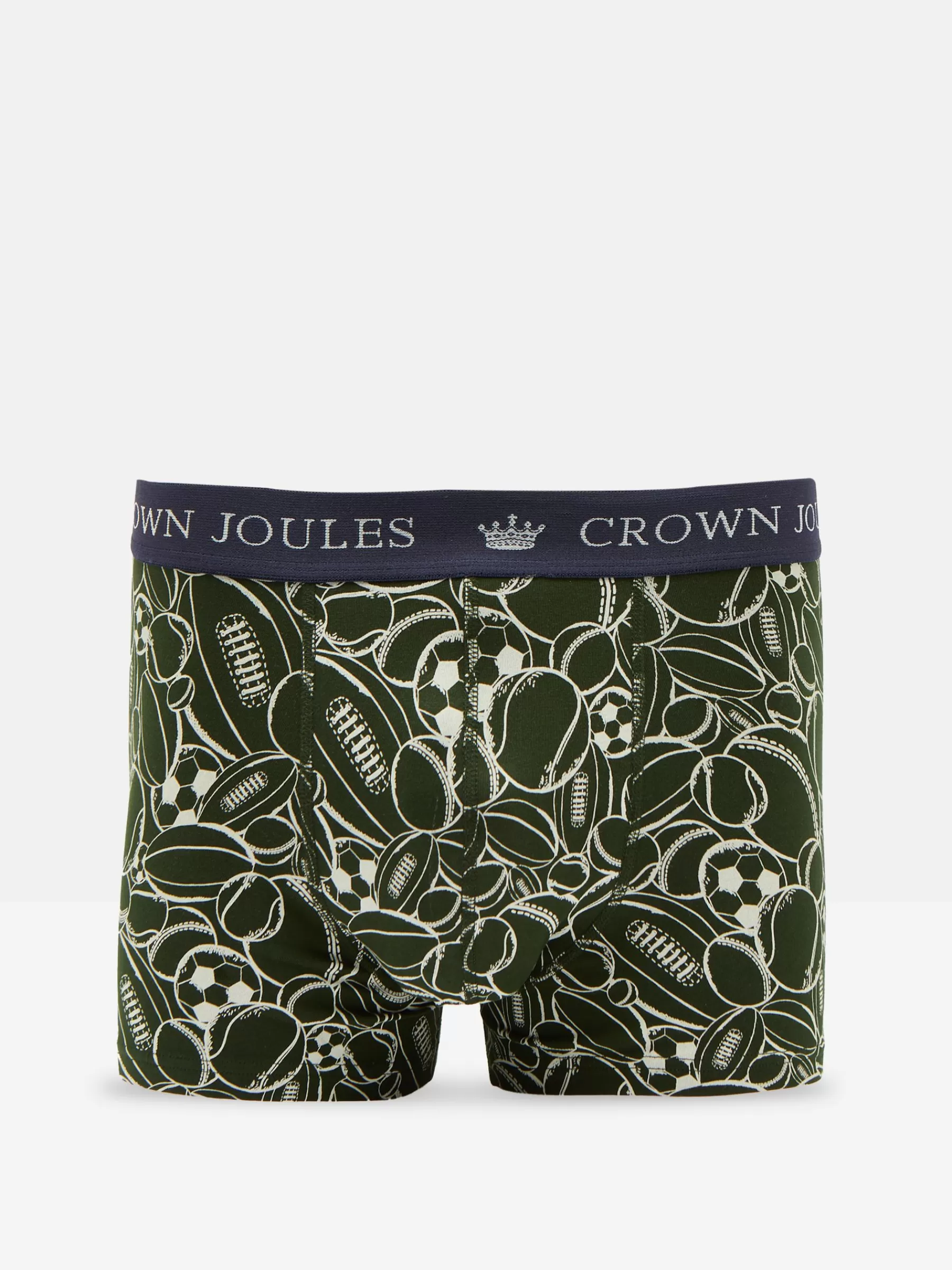 Joules Crown Pack of Two Cotton Boxers Red/Green Cheap