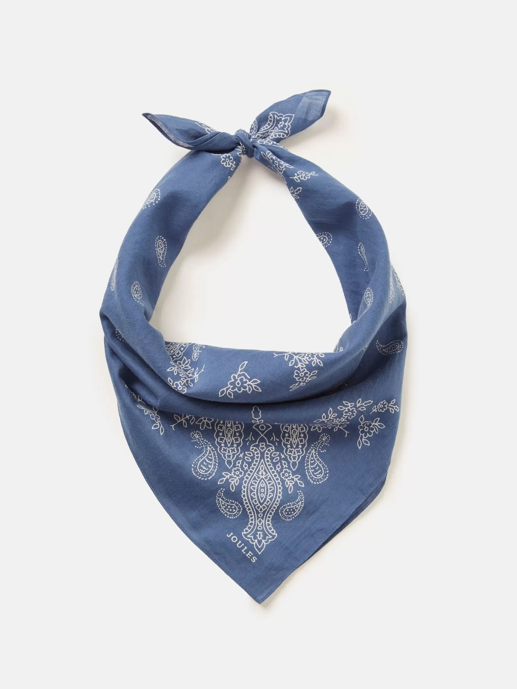 Joules Dapper Cotton Scarf Blue Store