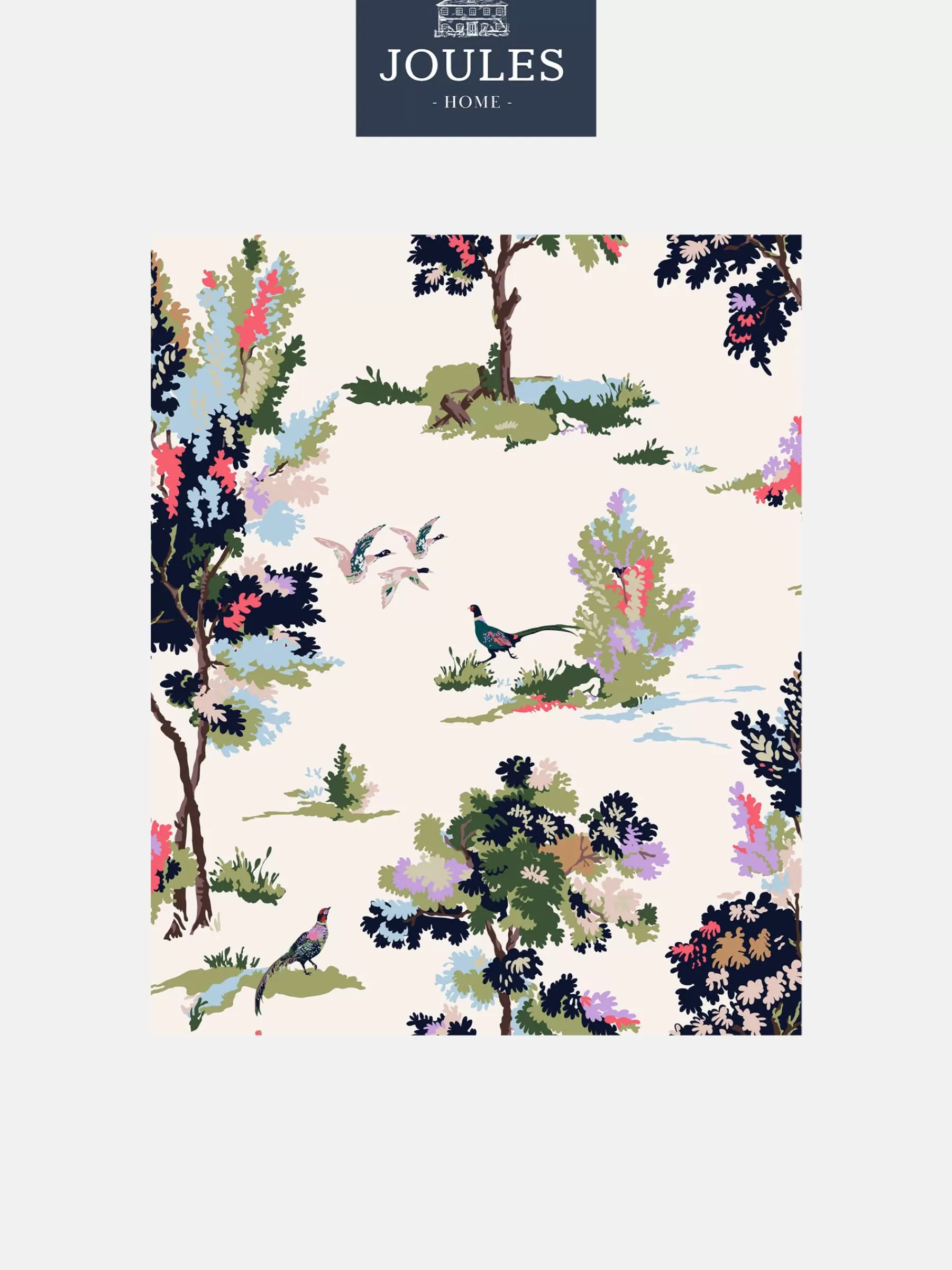 Joules Dawn Grey Woodland Scene 10M Wallpaper DawnGrey Sale