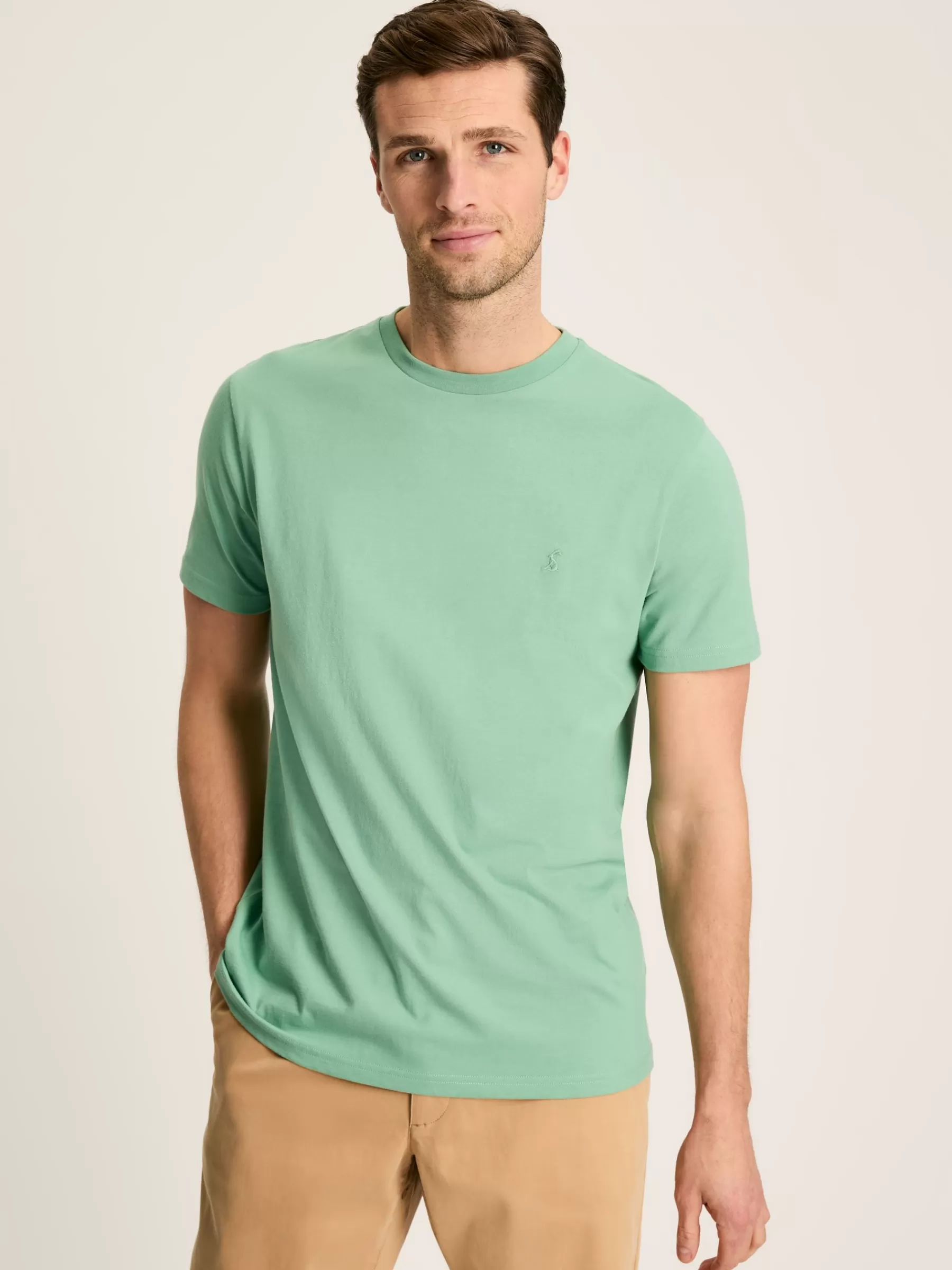 Joules Denton Jersey Crew Neck T-Shirt Green Best