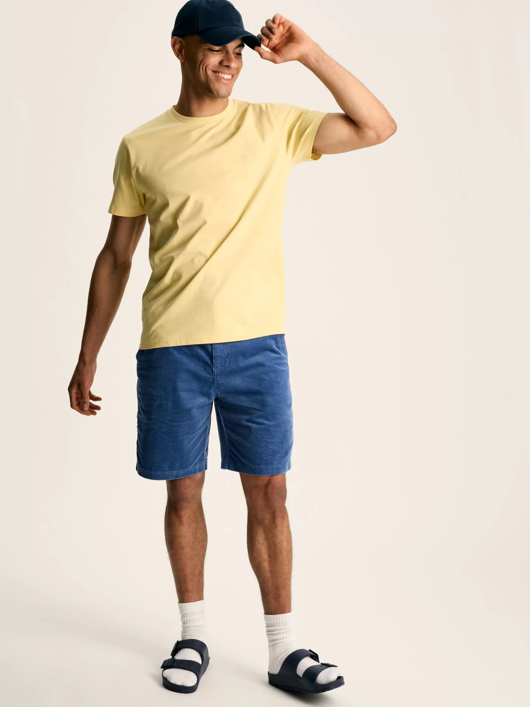 Joules Denton Plain Jersey Crew Neck T-Shirt Yellow Store