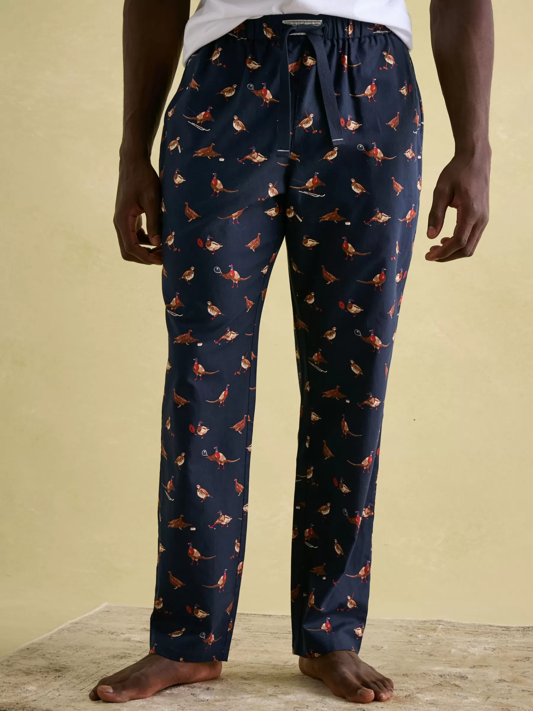 Joules Dozer Cotton Pyjama Bottoms Navy Store