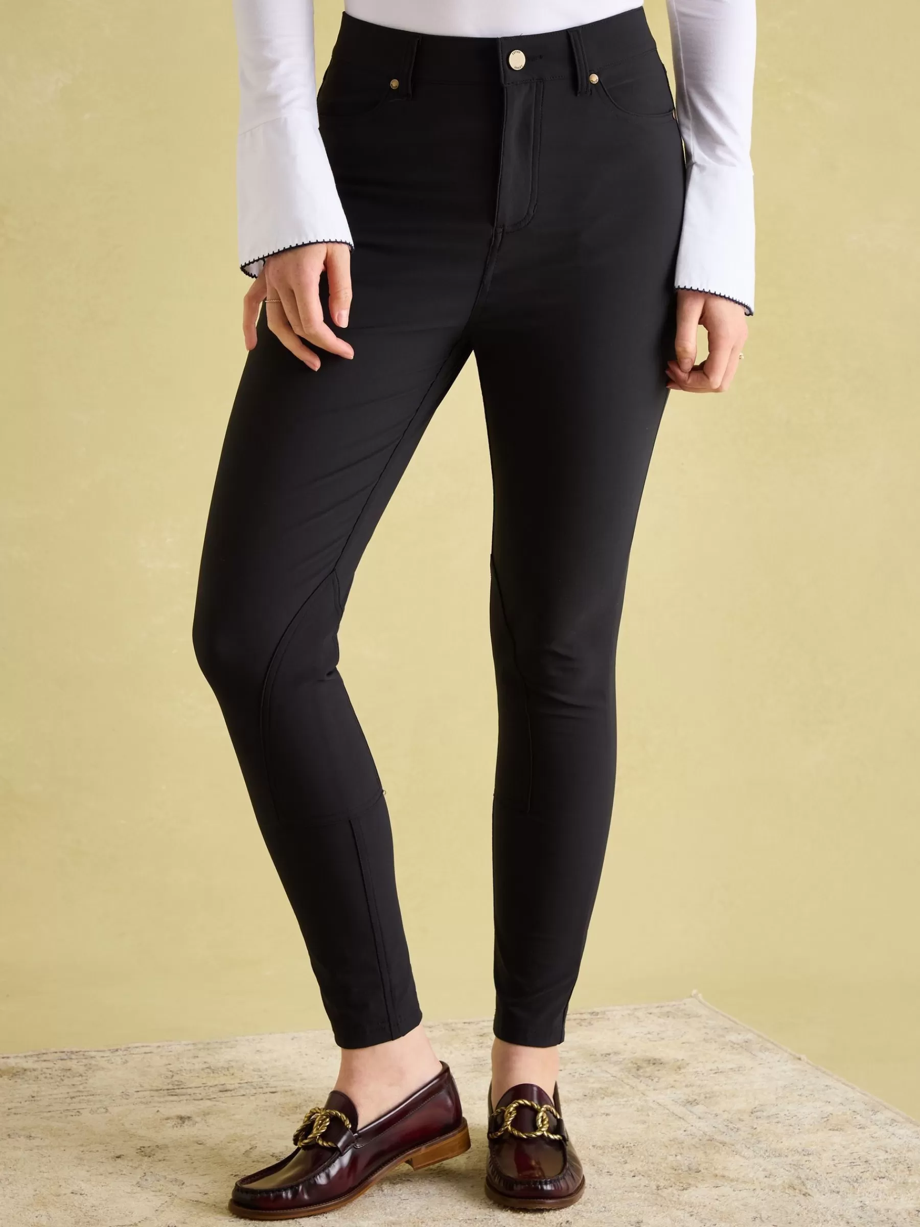 Joules Ember Skinny Fit Jodhpurs Black Store