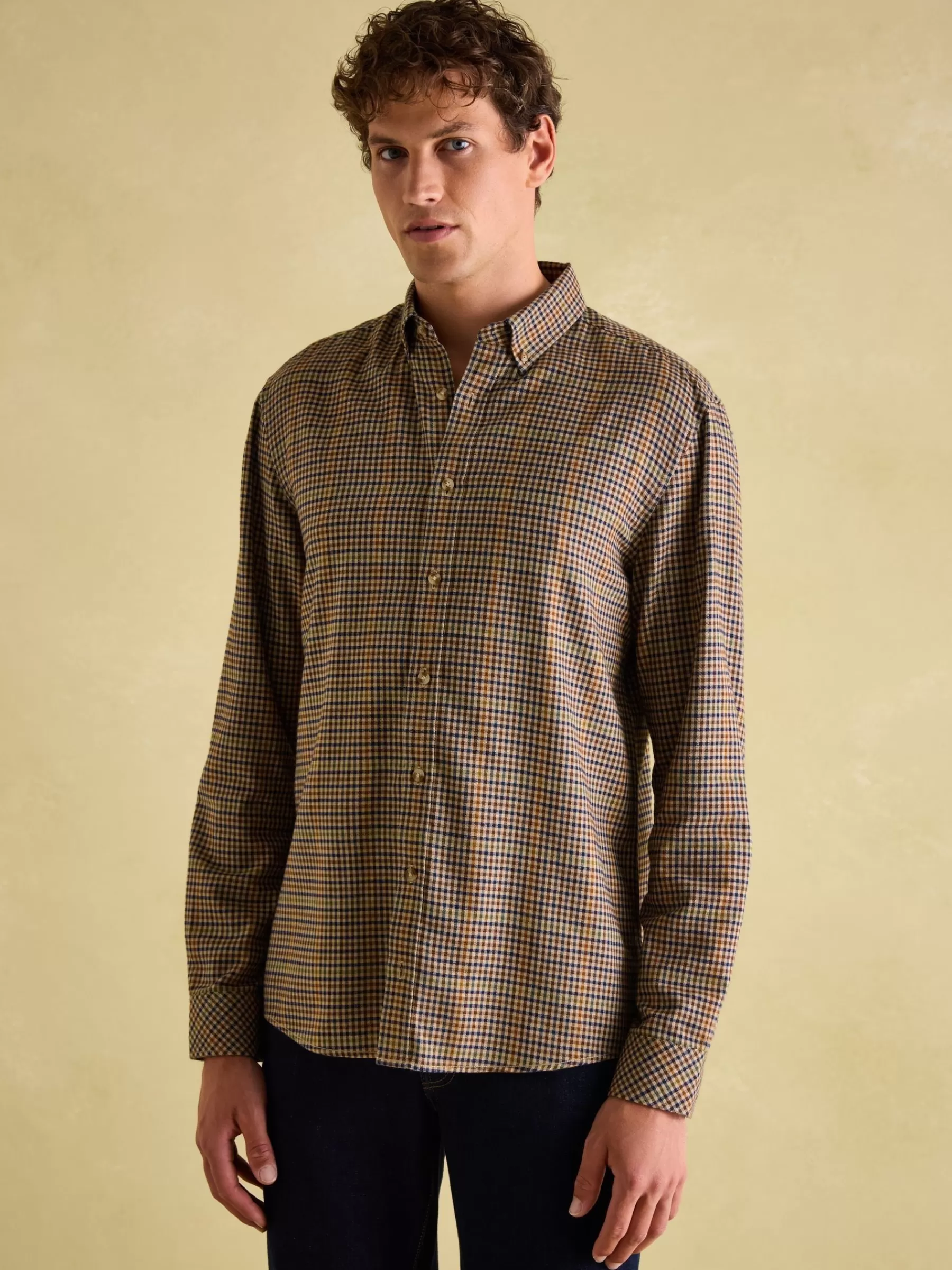 Joules Fletcher Houndstooth Classic Shirt Multi Cheap