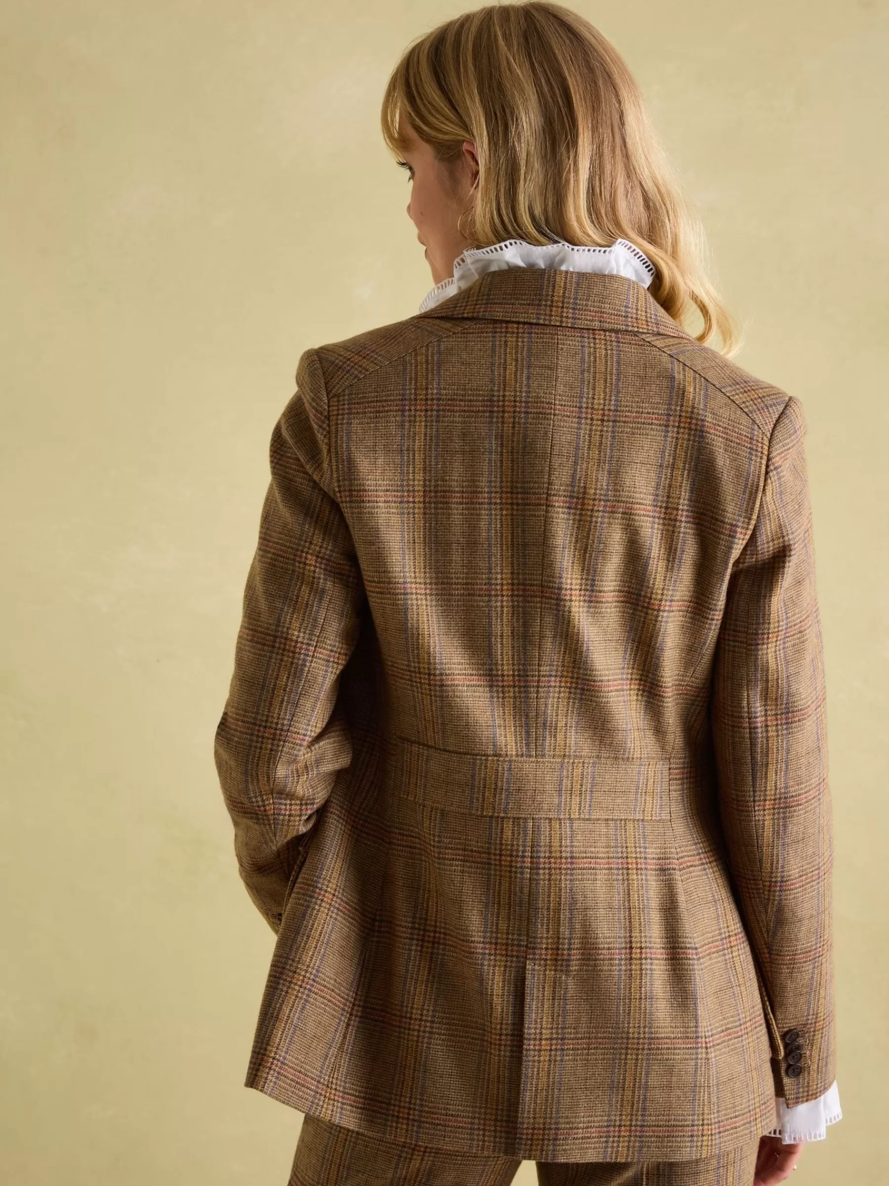 Joules Foxley Tweed Suit Blazer Check Best