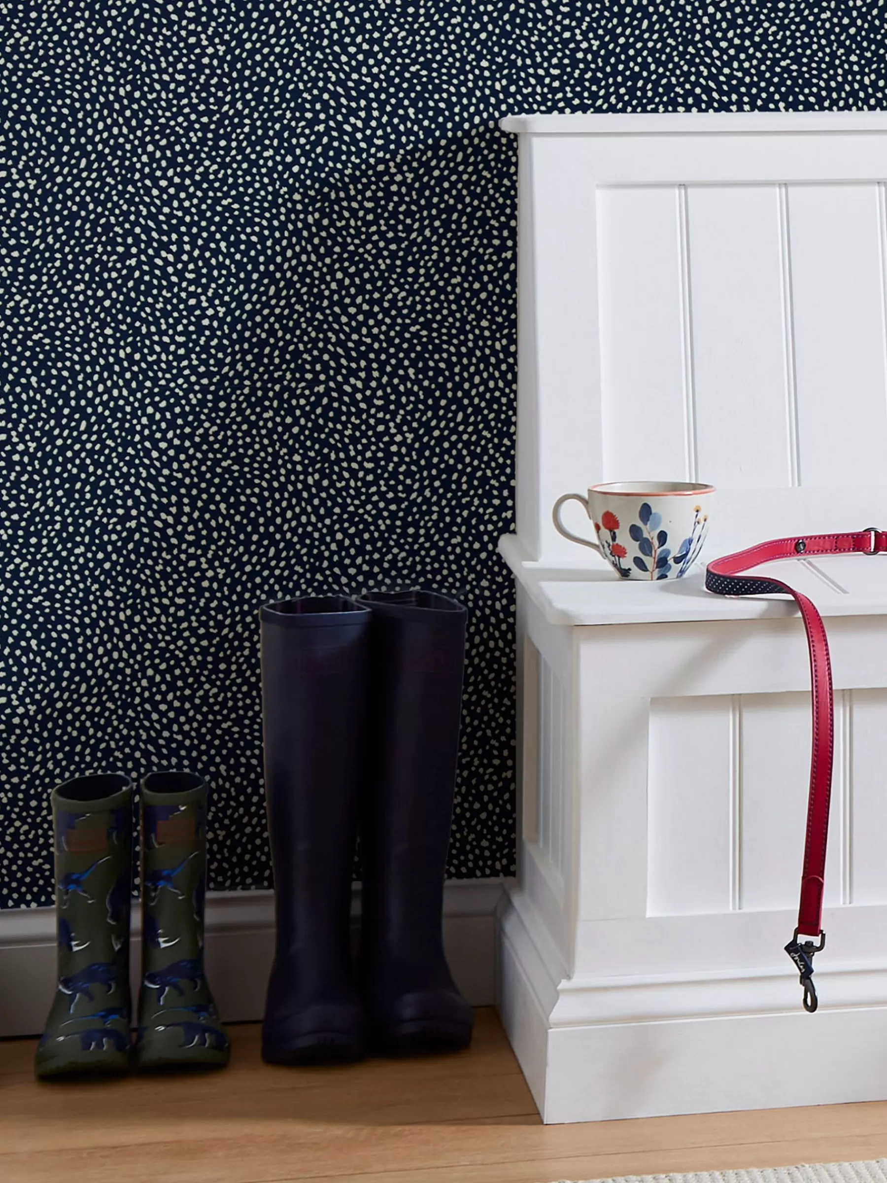 Joules French Navy Guinea Spot 10M Wallpaper FrenchNavy Sale