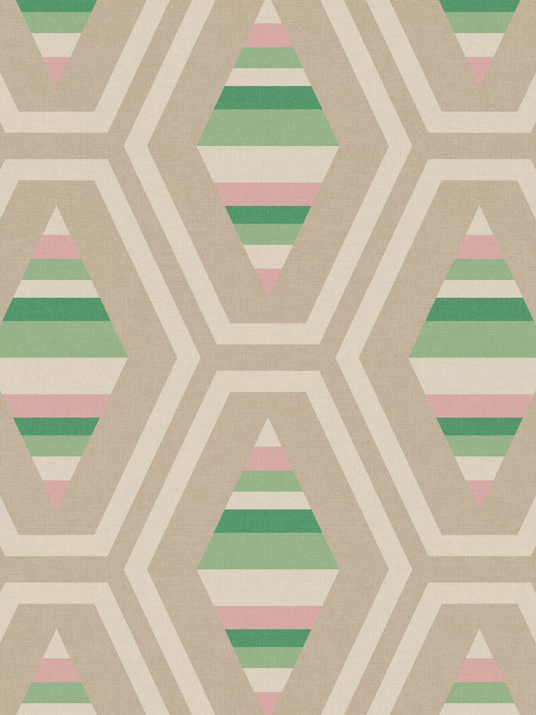 Joules Garden Greens Hallaton Kilim 10M Wallpaper GardenGreens Discount