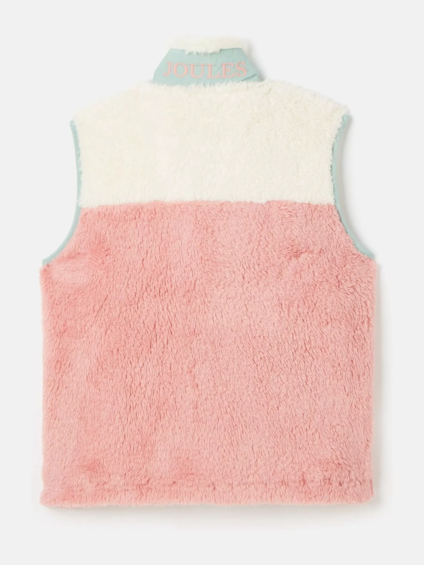 Joules Girls' Always Cosy Fleece Gilet Colourblock Store