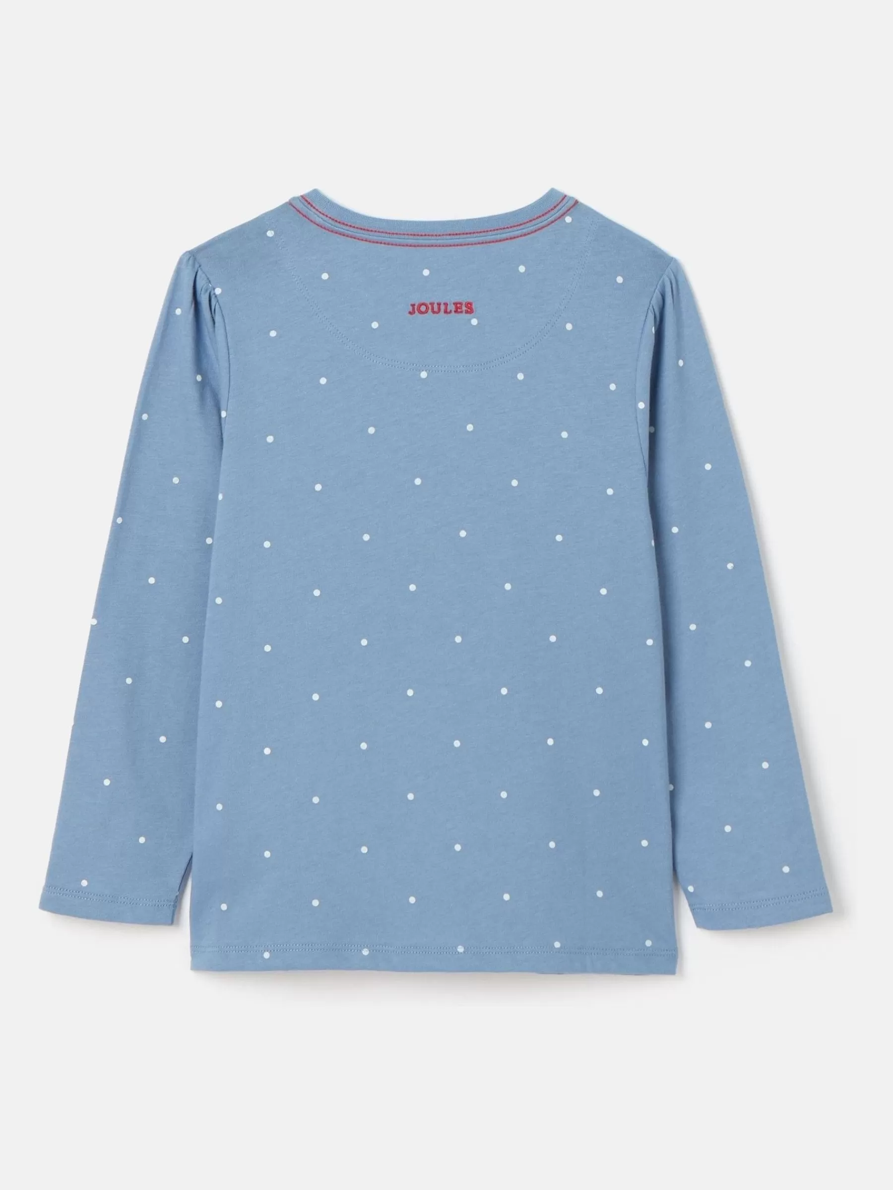 Joules Girls' Ava Artwork T-Shirt Blue Store