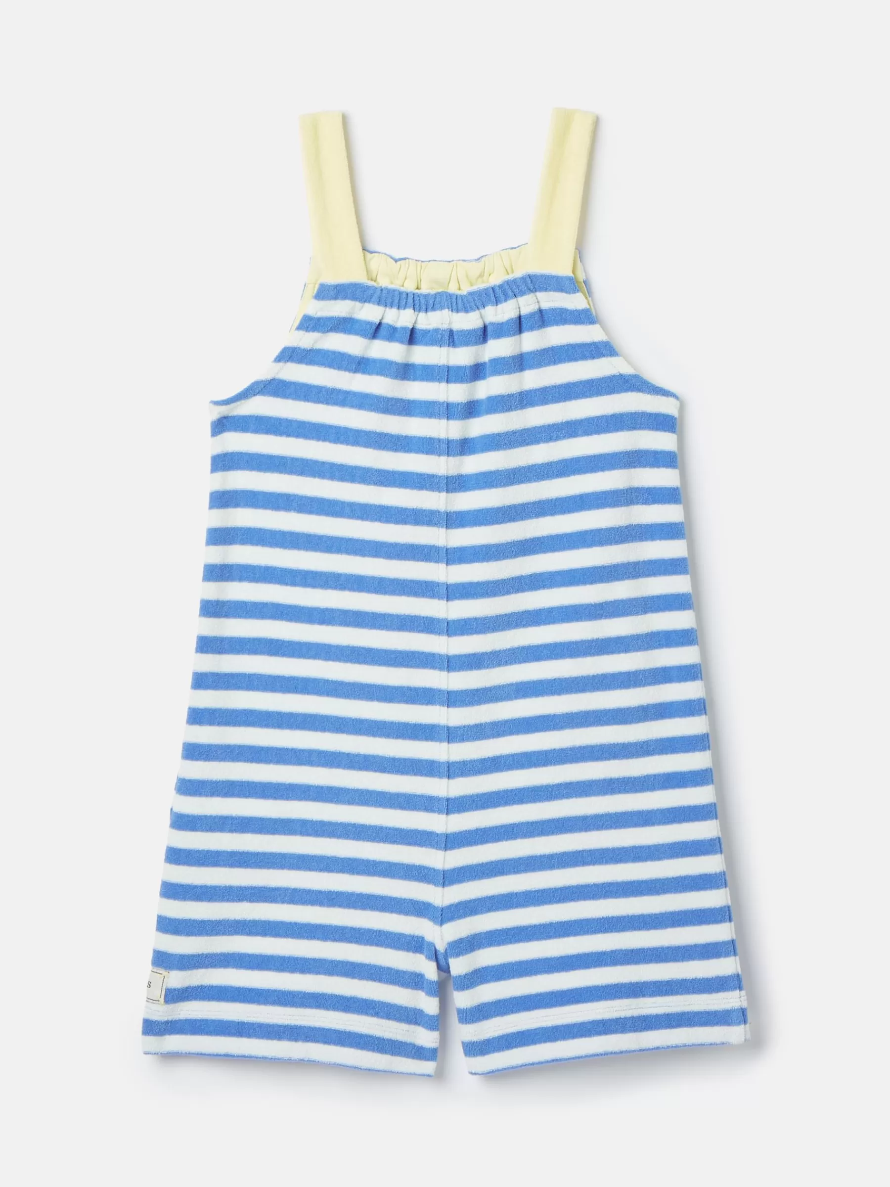 Joules Girls' By The Sea Striped Towelling Playsuit Blue Online