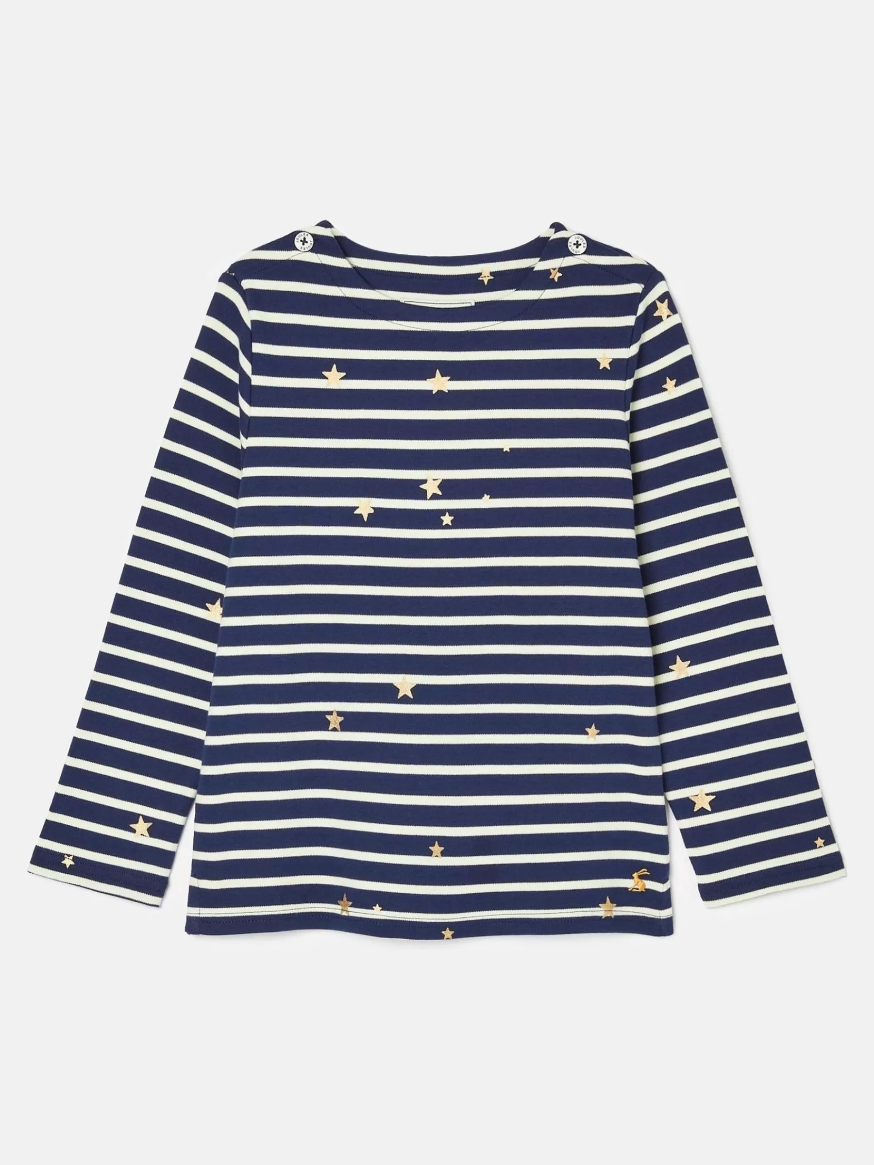 Joules Girls' Harbour Navy Blue Long Sleeve Top NavyBlue Flash Sale