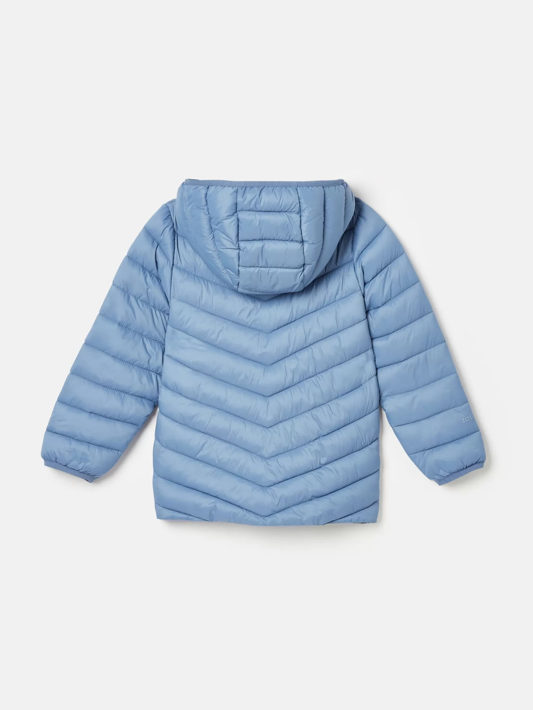 Joules Girls' Kinnaird Showerproof Padded Coat Blue Flash Sale