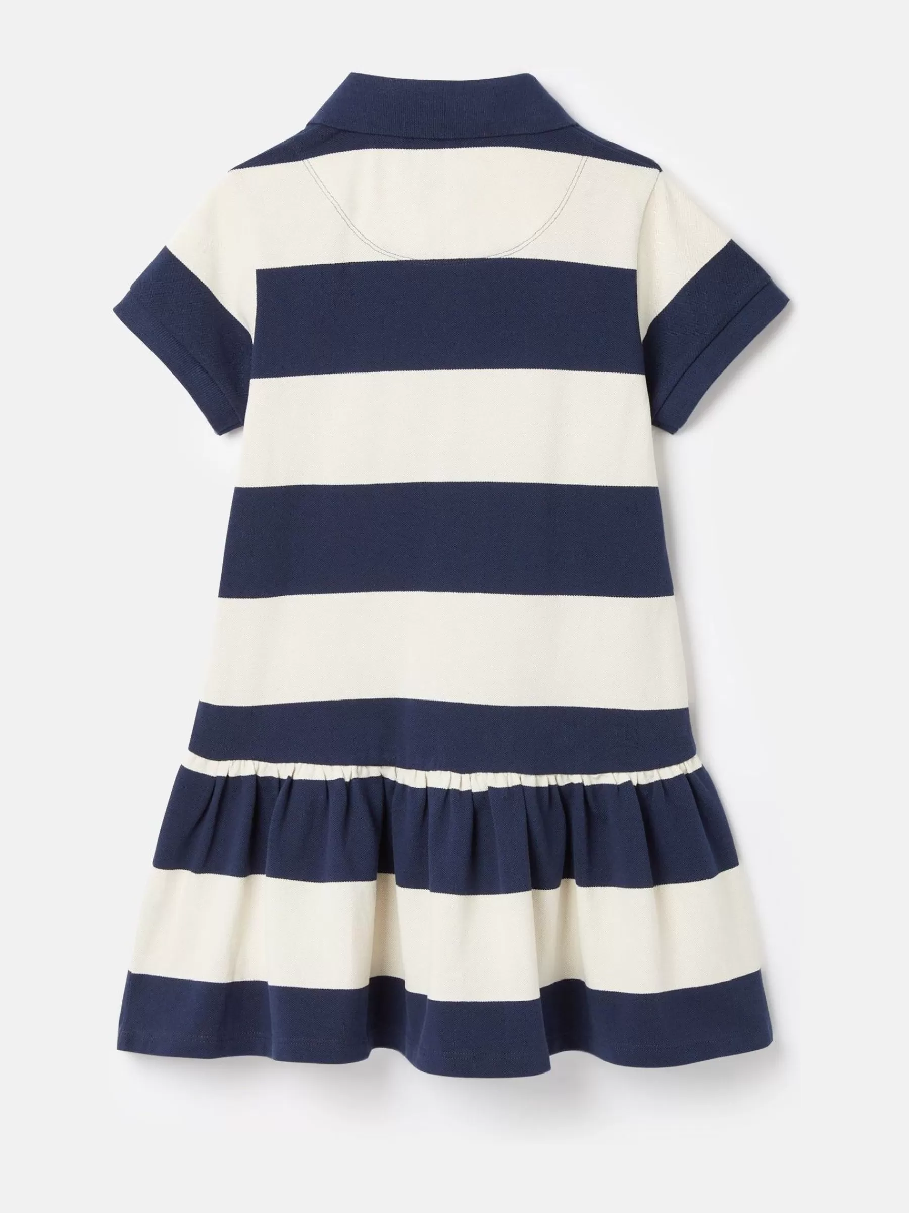 Joules Girls' Orla Navy Stripe Polo Shirt Dress NavyStripe Store