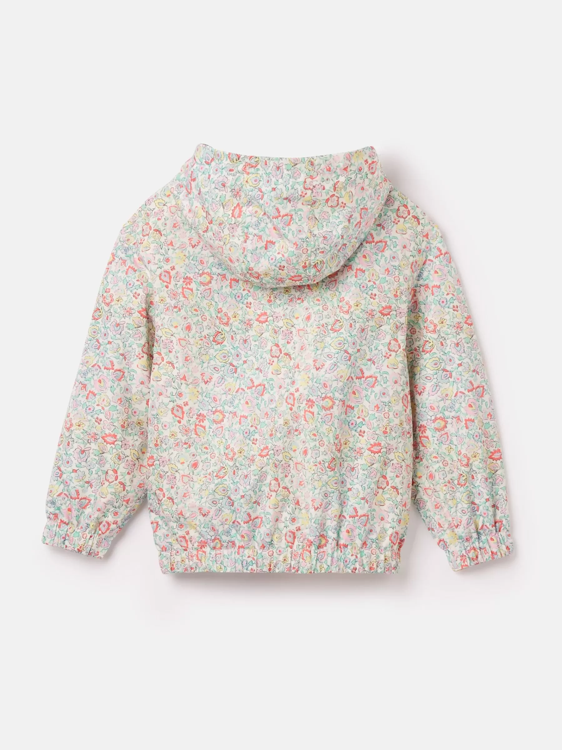 Joules Girls' Windbreaker Multi Floral Waterproof Raincoat MultiFloral Cheap