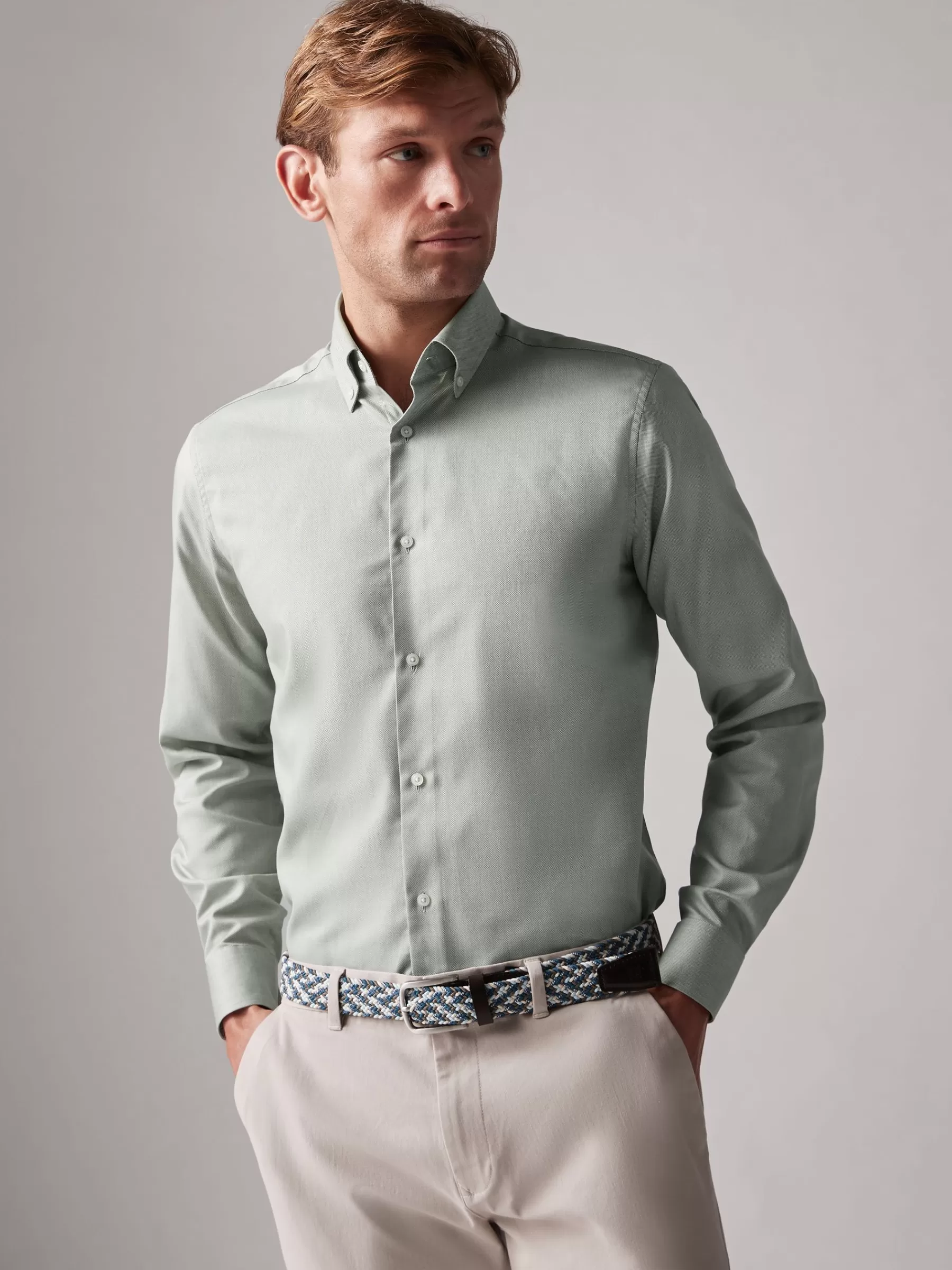 Joules Slim Fit Shirt Green Cheap