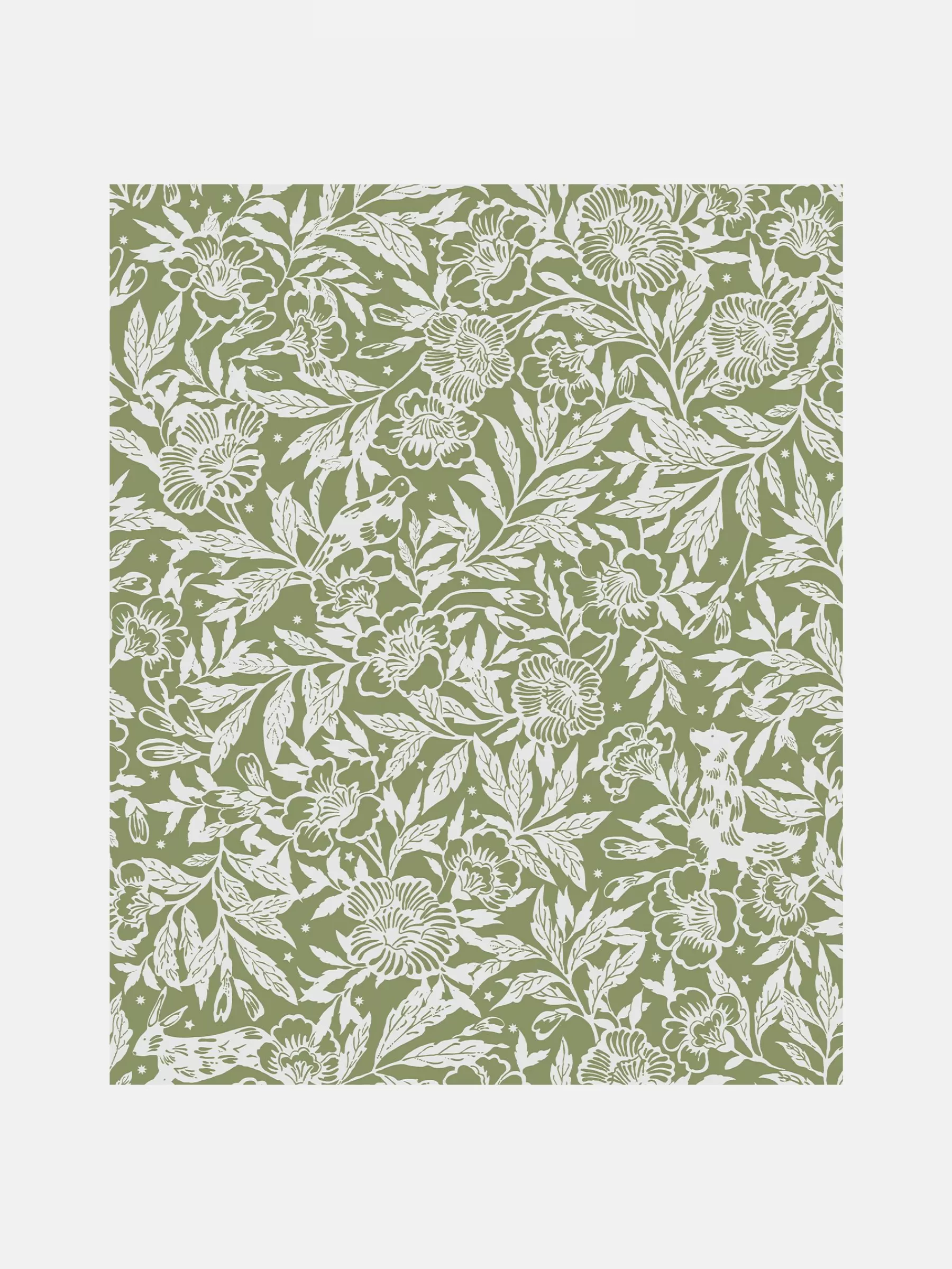 Joules Twilight Ditsy 10M Wallpaper Green Outlet