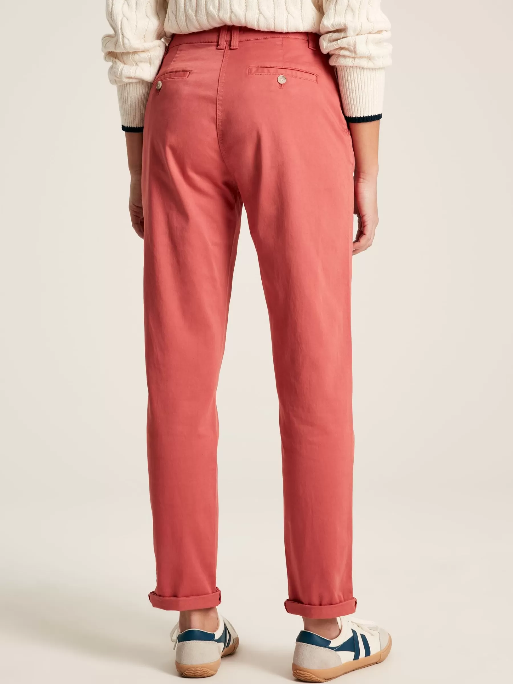 Joules Hesford Chino Trousers Pink Store