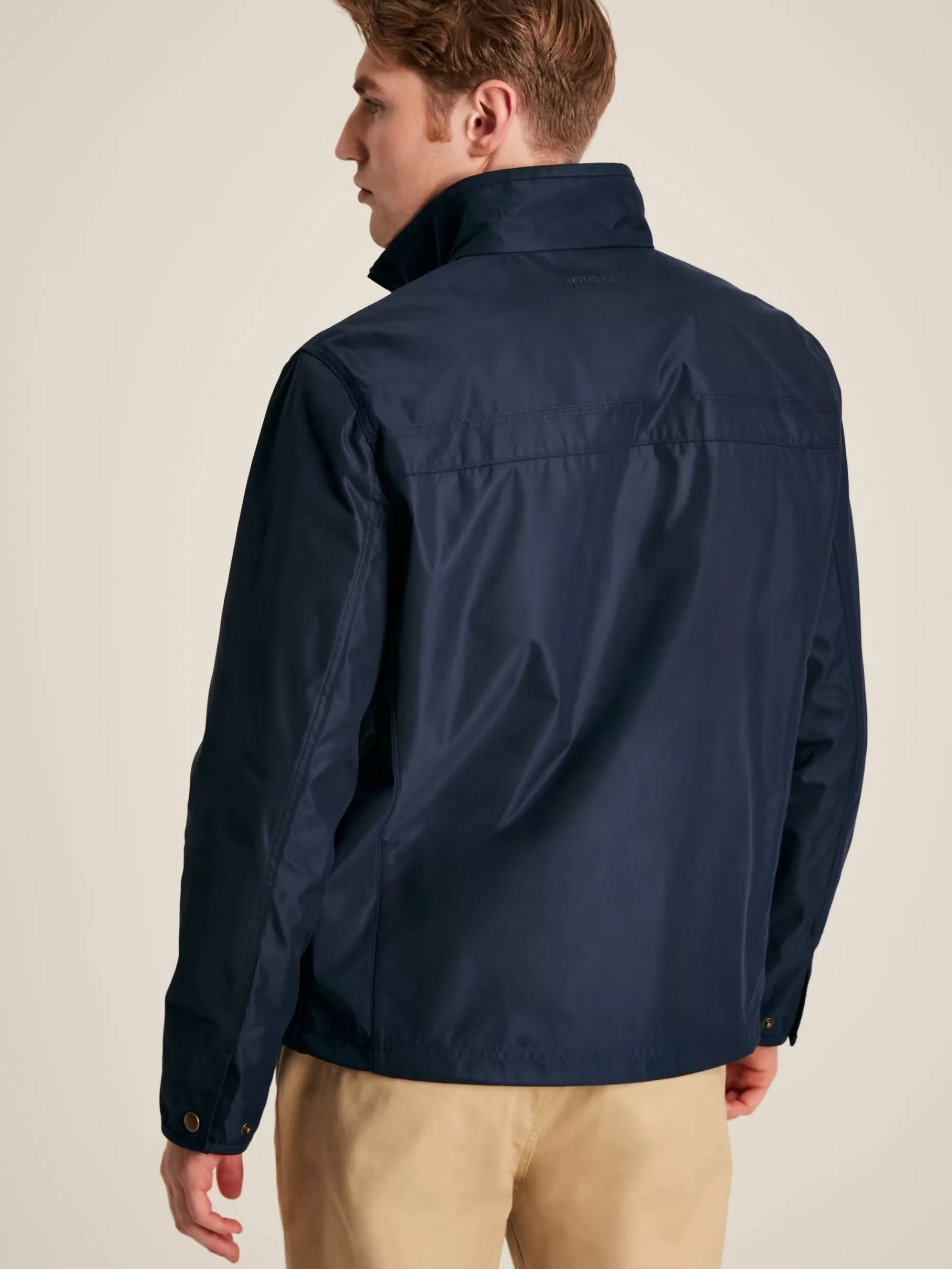 Joules Hillway Navy Blue Collared Harrington Jacket NavyBlue Best Sale