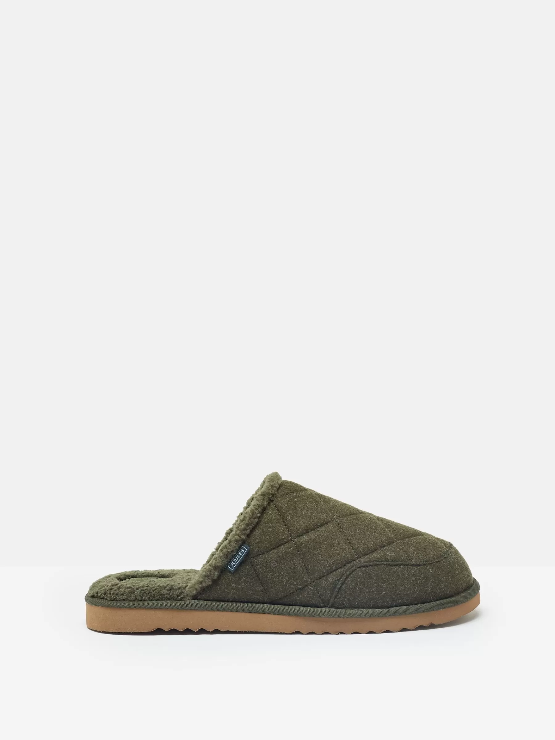 Joules Homebound Dark Green Quilted Slippers DarkGreen Store